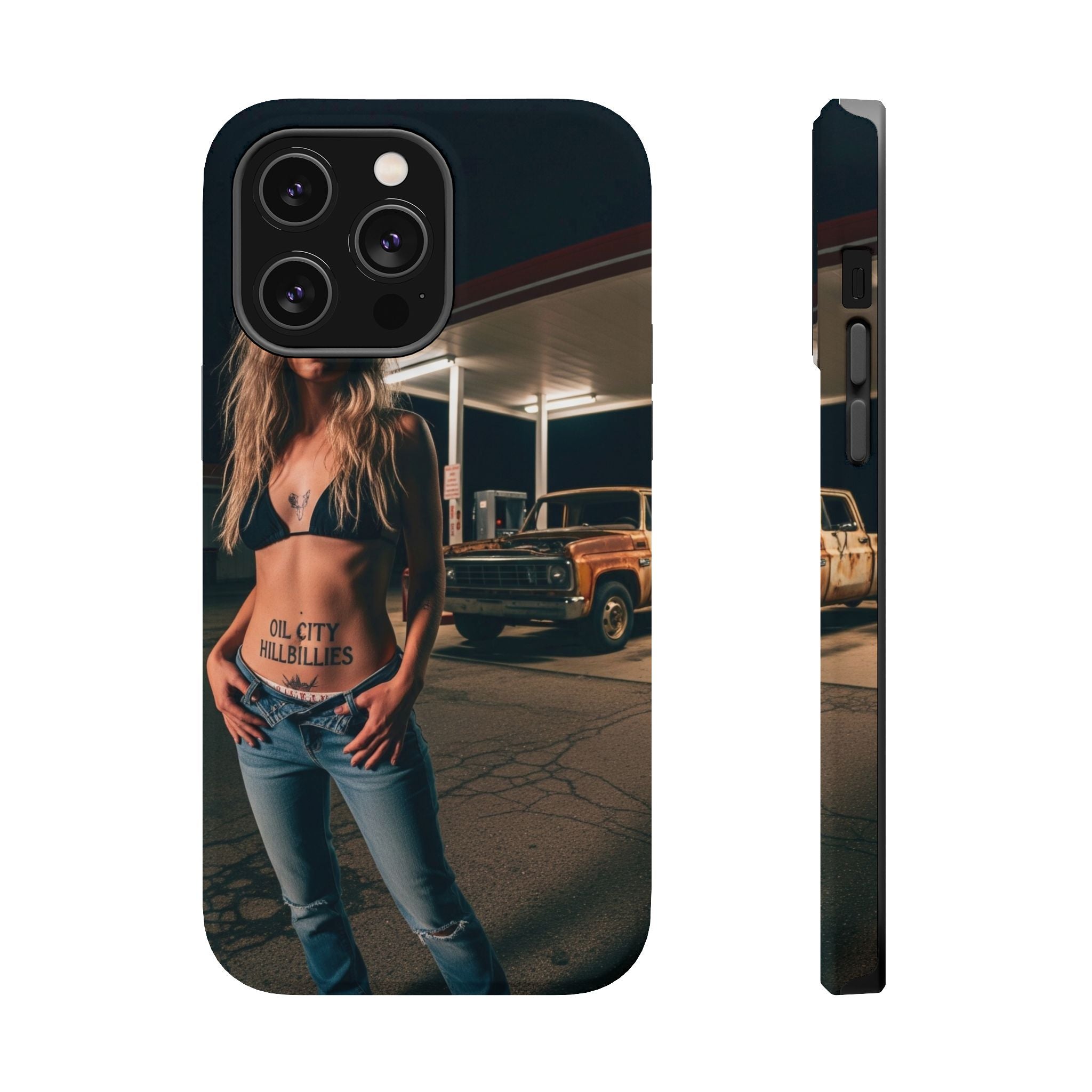 Oil City Hillbillies Magnetic Tough Cases | Personalized Phone Cover, Unique Gift for Country Lovers, Tough Cell Phone Case, Hillbilly Style