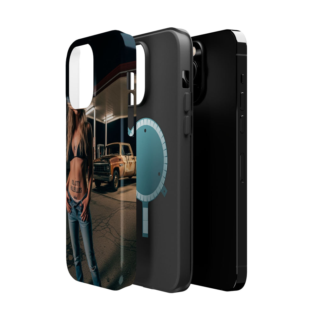 Oil City Hillbillies Magnetic Tough Cases | Personalized Phone Cover, Unique Gift for Country Lovers, Tough Cell Phone Case, Hillbilly Style