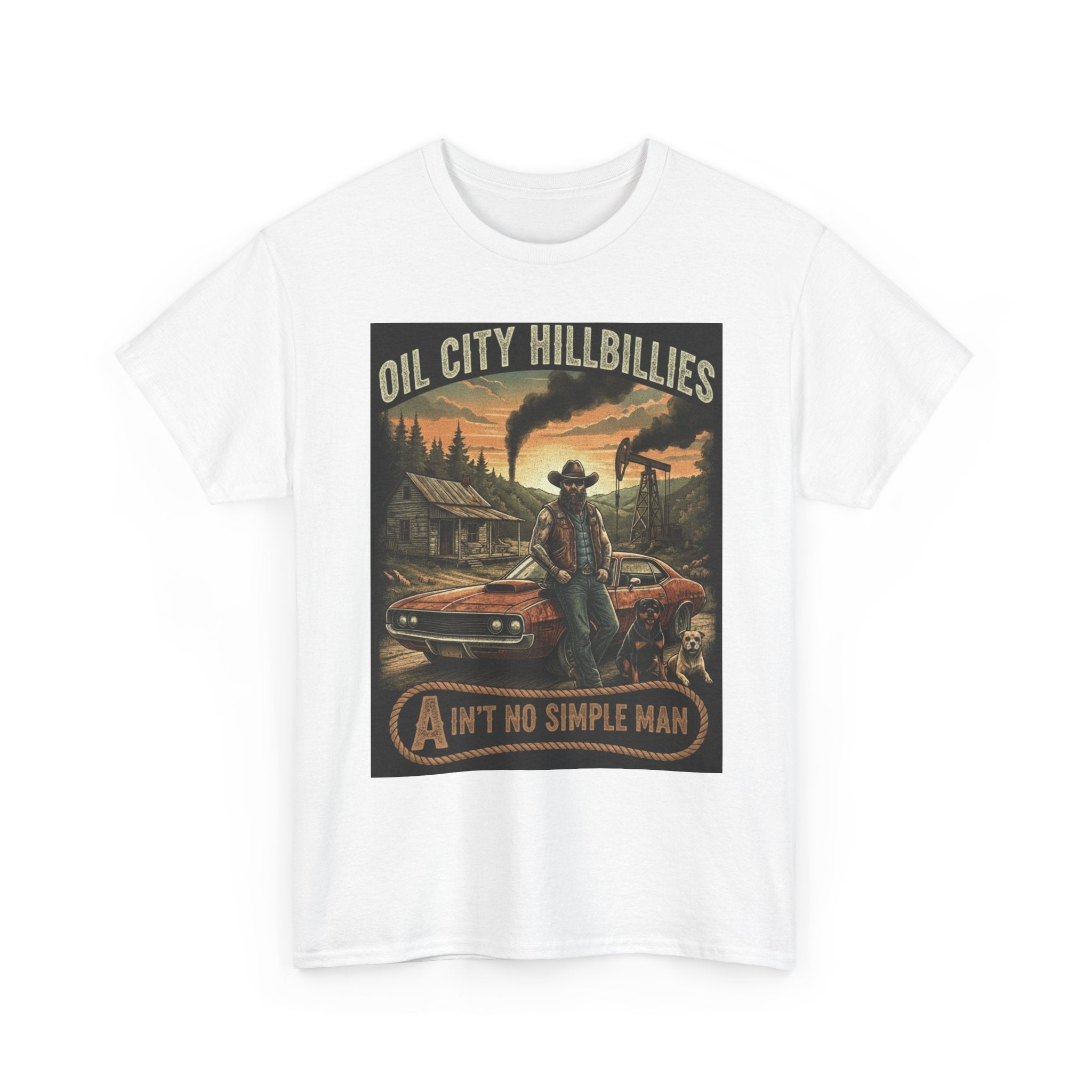 Oil City Hillbillies Unisex T-Shirt - Ain't No Simple Man Graphic Tee
