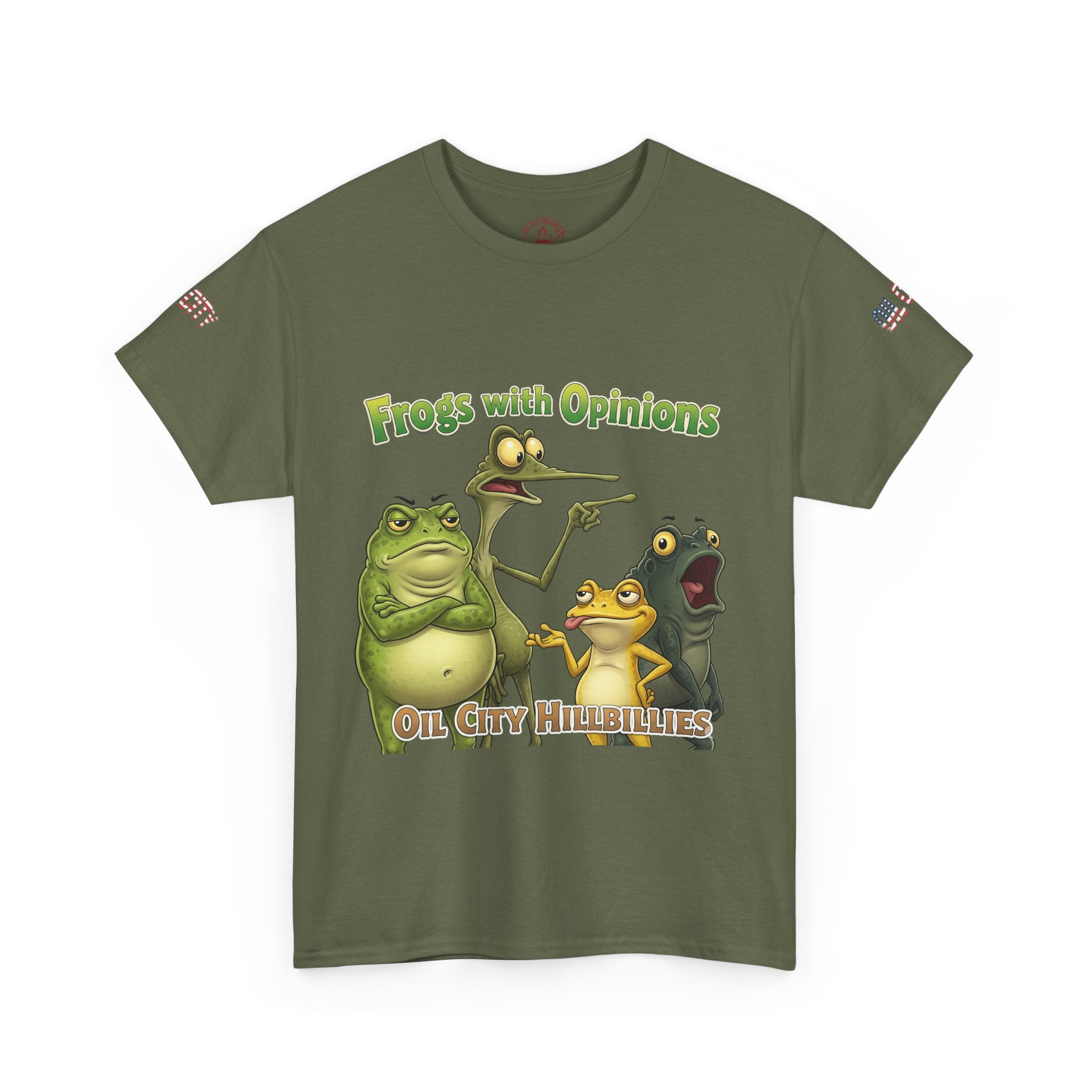 Frogs with Opinions Unisex Tee - Oil City Hillbillies Official Merchandise