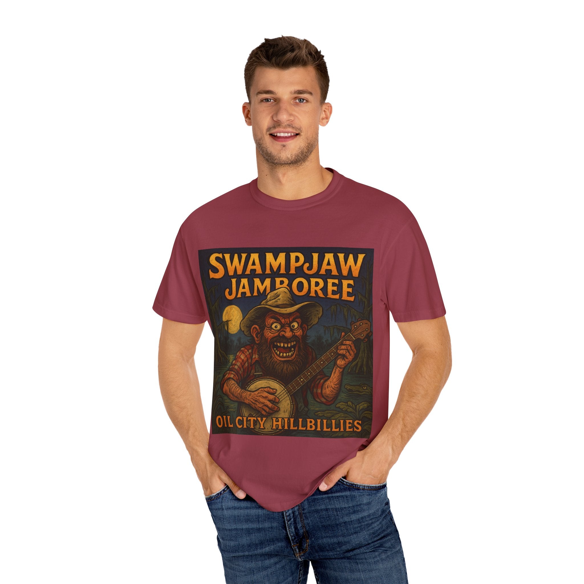 Swampjaw Jamboree Unisex T-Shirt, Vintage Music Tee, Casual Graphic Shirt, Fun Gift for Music Lovers, Festival Apparel
