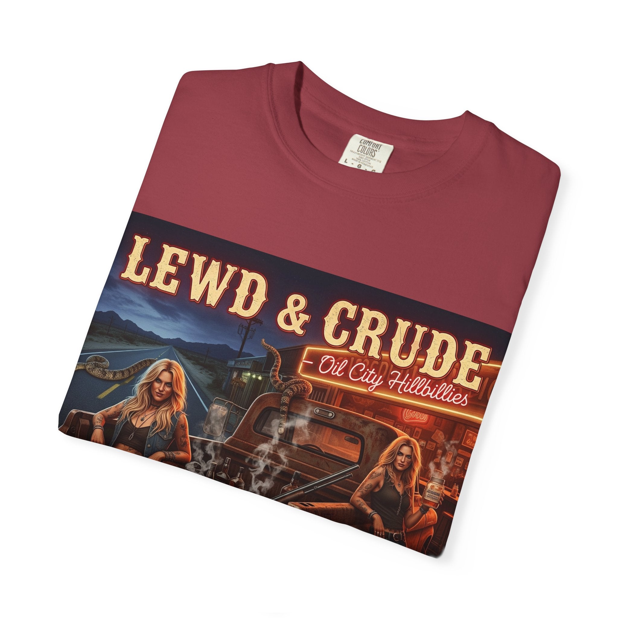 Vintage-Inspired Oil City Hillbillies Graphic Tee, Retro T-Shirt for Southern Outlaws, Perfect Gift for Birthdays, Parties, or Everyday Wear