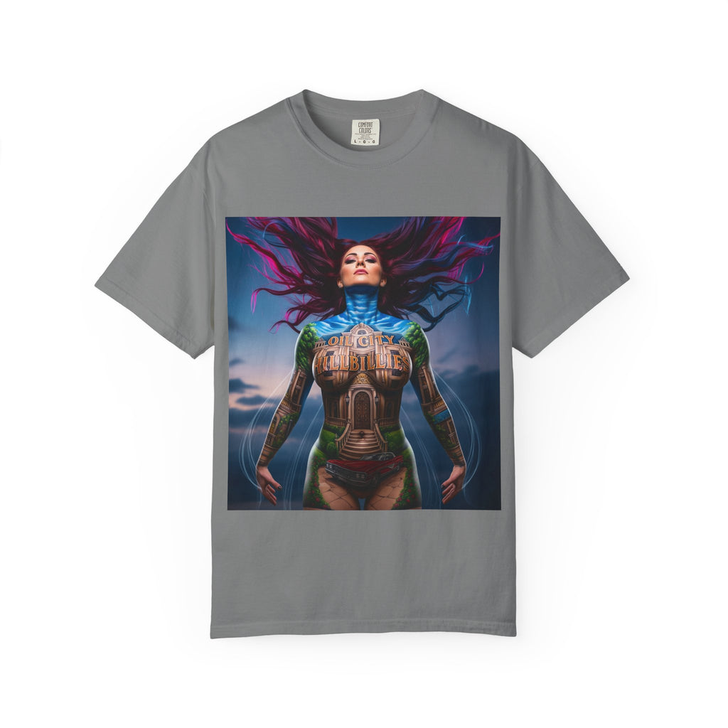 Mystical Spirit T-Shirt | Ethereal Oil City Hillbillies Art Tee, Unisex Graphic Shirt, Bohemian Style, Gift for Her, Festival Wear, Unique Artwear