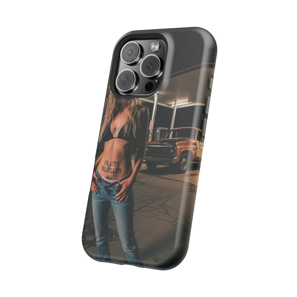 Oil City Hillbillies Magnetic Tough Cases | Personalized Phone Cover, Unique Gift for Country Lovers, Tough Cell Phone Case, Hillbilly Style