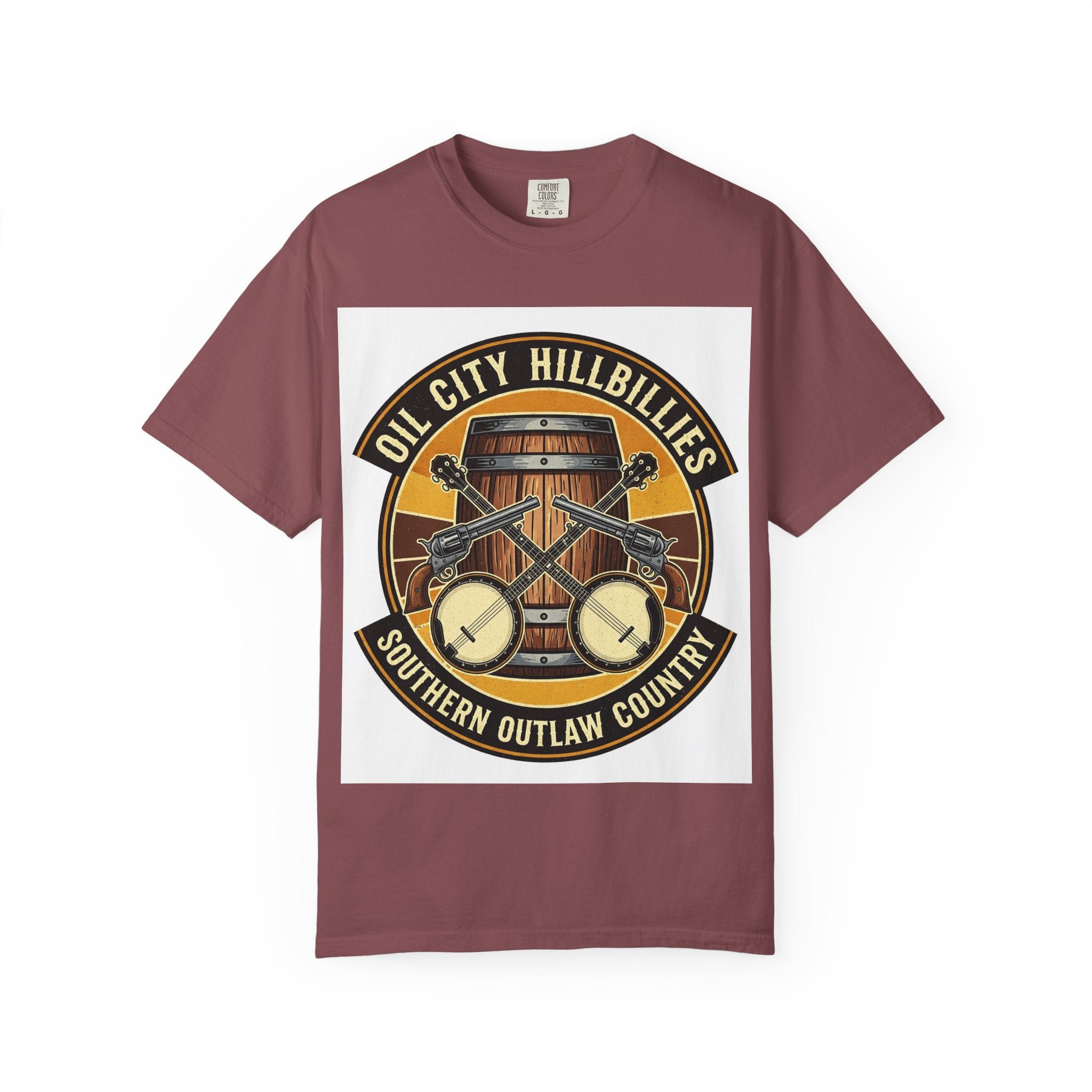 Oil City Hillbillies T-Shirt | Southern Outlaw Country Tee, Music Lover Gift, Vintage Style Shirt, Casual Outfit, Festival Apparel