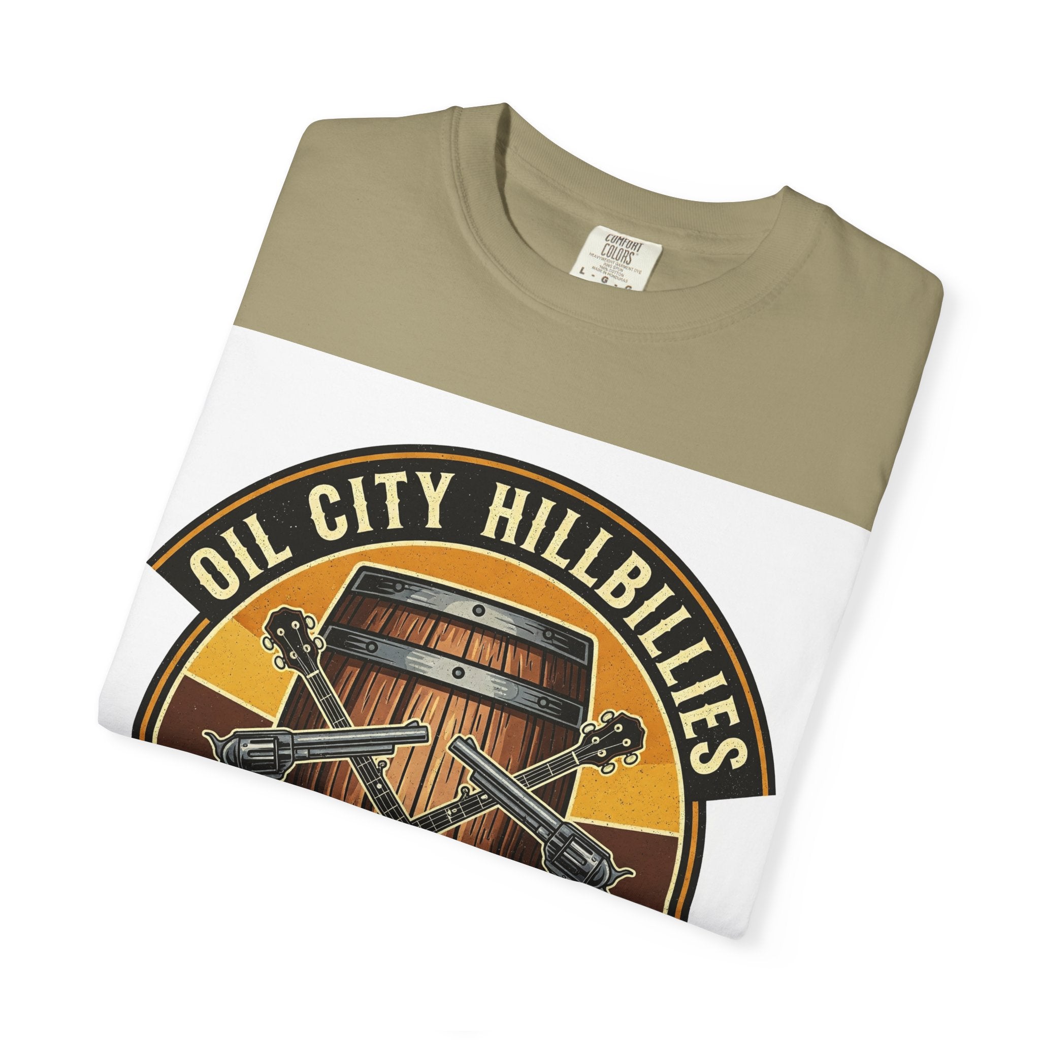 Oil City Hillbillies T-Shirt | Southern Outlaw Country Tee, Music Lover Gift, Vintage Style Shirt, Casual Outfit, Festival Apparel