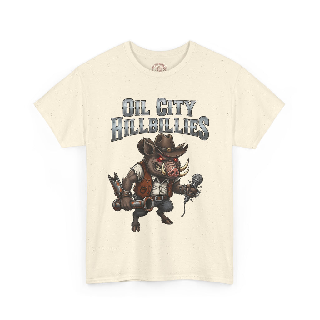 Oil City Hillbillies Unisex Tee - Country Humor Shirt, Vintage Graphic Tee, Perfect for Music Lovers, BBQ Events, Gifting, Everyday Wear