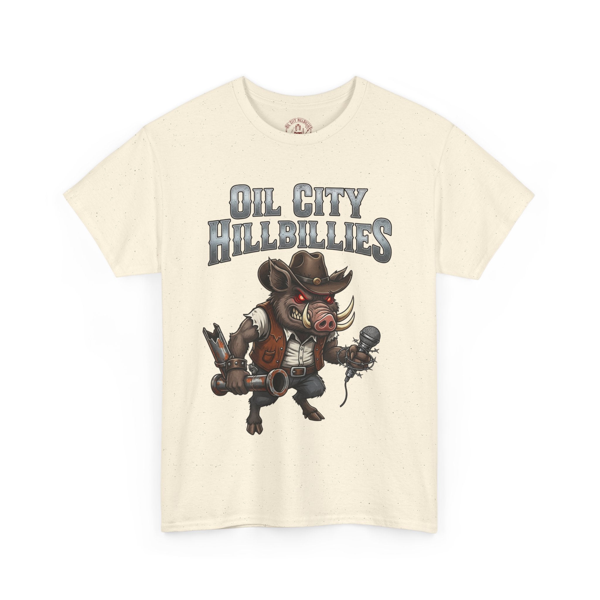 Oil City Hillbillies Unisex Tee - Country Humor Shirt, Vintage Graphic Tee, Perfect for Music Lovers, BBQ Events, Gifting, Everyday Wear