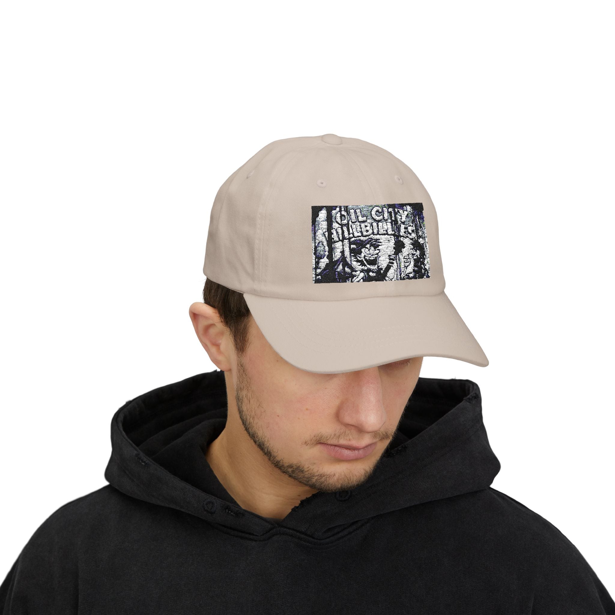 Oil City Hillbillies Vintage-Inspired Dad Cap with Graphic Design, Casual Hat for Dads, Perfect Father’s Day Gift, Relaxed Fit Cap, Summer Accessory