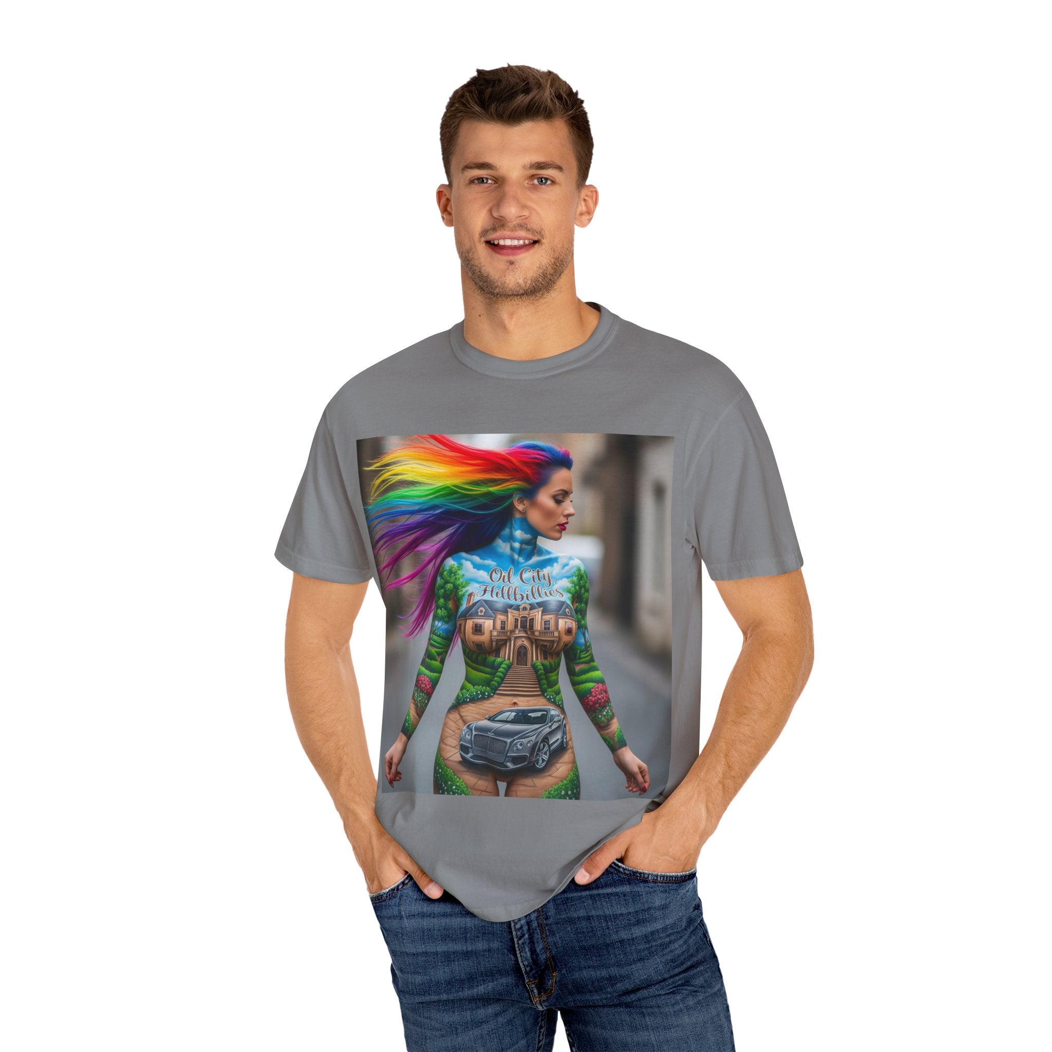 Vibrant Graphic T-Shirt for Creative Souls | Unisex Tee, Festival Wear, Casual Street Style, Gift for Art Lovers