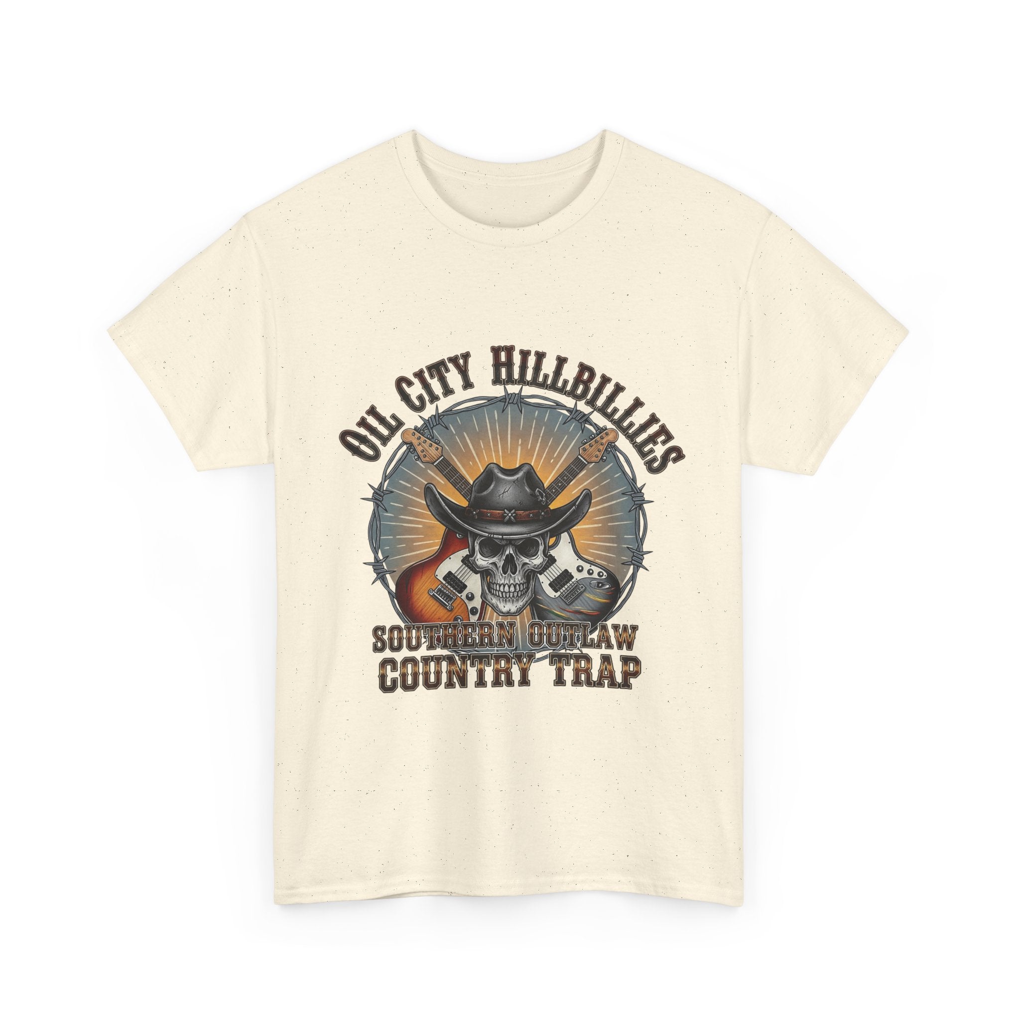 Southern Outlaw Graphic Tee | Unisex Heavy Cotton Tee for Country Music Lovers, Festival Wear, Casual Style, Gift for Him/Her