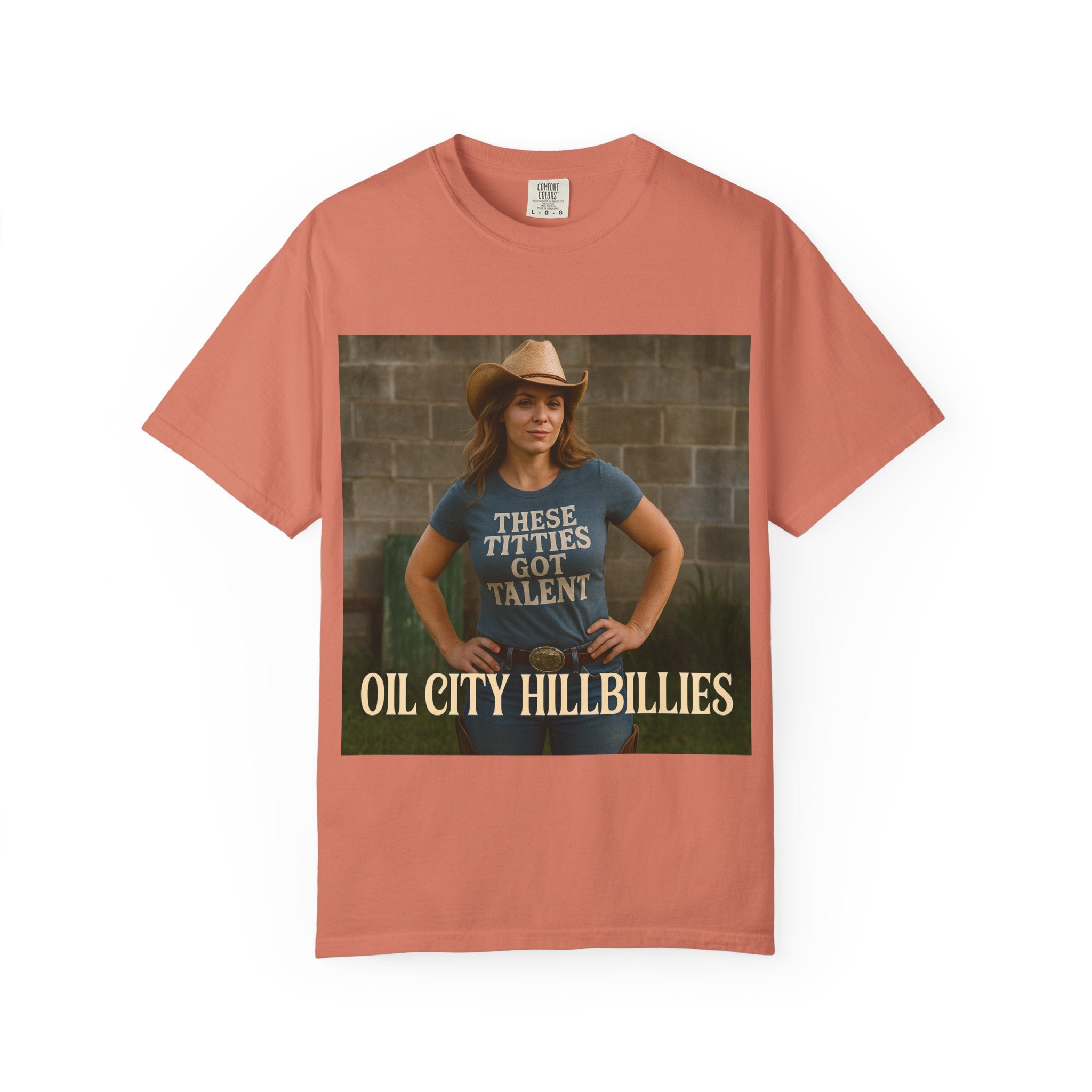 Oil City Hillbillies Unisex Garment-Dyed T-Shirt, Funny Country Shirt, Gift for Country Lovers, Unique Humor Tee, Casual Farm Style Apparel