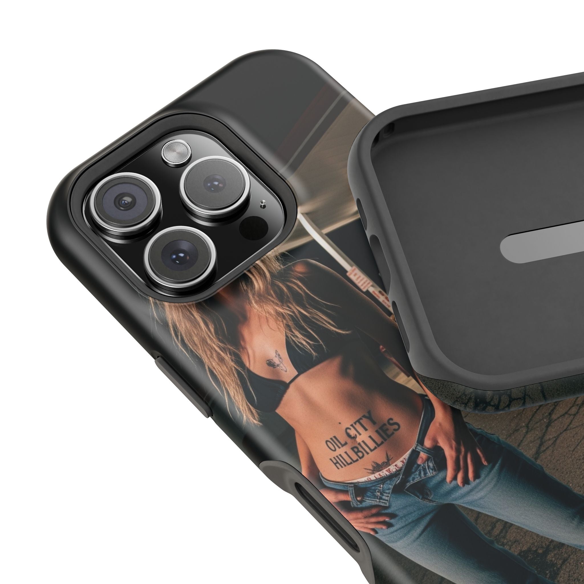 Oil City Hillbillies Magnetic Tough Cases | Personalized Phone Cover, Unique Gift for Country Lovers, Tough Cell Phone Case, Hillbilly Style