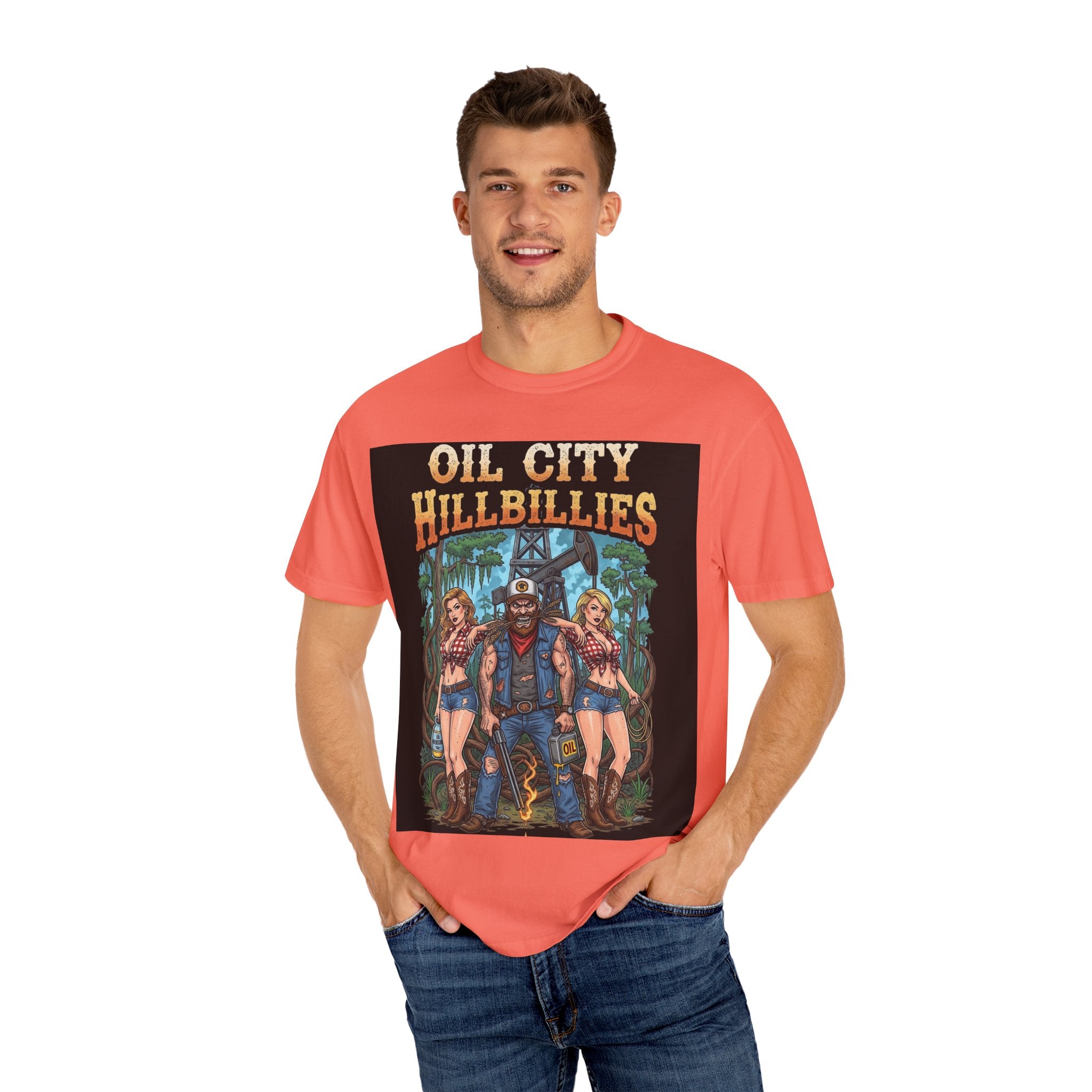 Vintage Graphic Tee – Oil City Hillbillies Shirt, Unisex T-Shirt, Casual Wear, Festival Outfit, Southern Pride Apparel