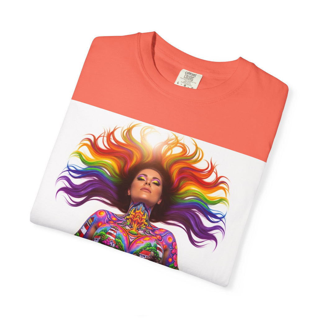 Oil City Hillbillies Full Body Art – Colorful Empowerment T-Shirt, Vibrant Art Tee, Unisex Graphic Shirt, Festival Wear, Pride Apparel, Gift for Artists