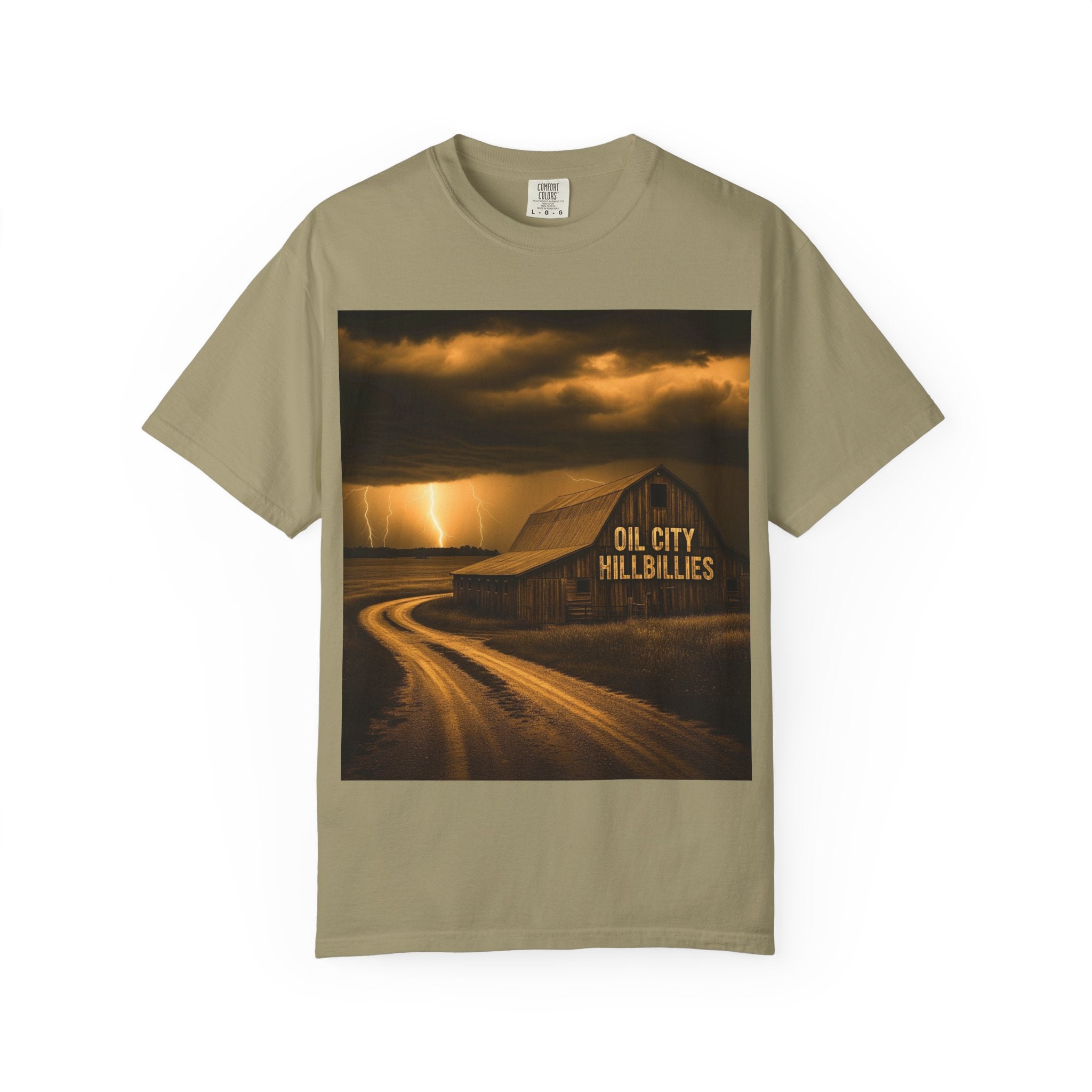 Oil City Hillbillies Vintage Graphic Tee – Unisex Outlaw Country T-Shirt, Southern Rock Band Merch, Country Concert Shirt
