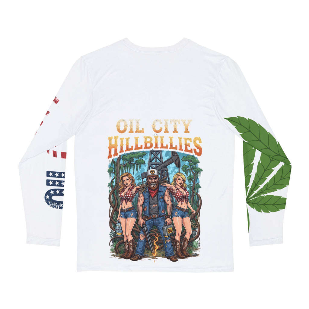 Men's Long Sleeve Graphic Shirt, Stylish Casual Wear, Perfect for Music Festivals, Unique Gift for Outdoor Enthusiasts