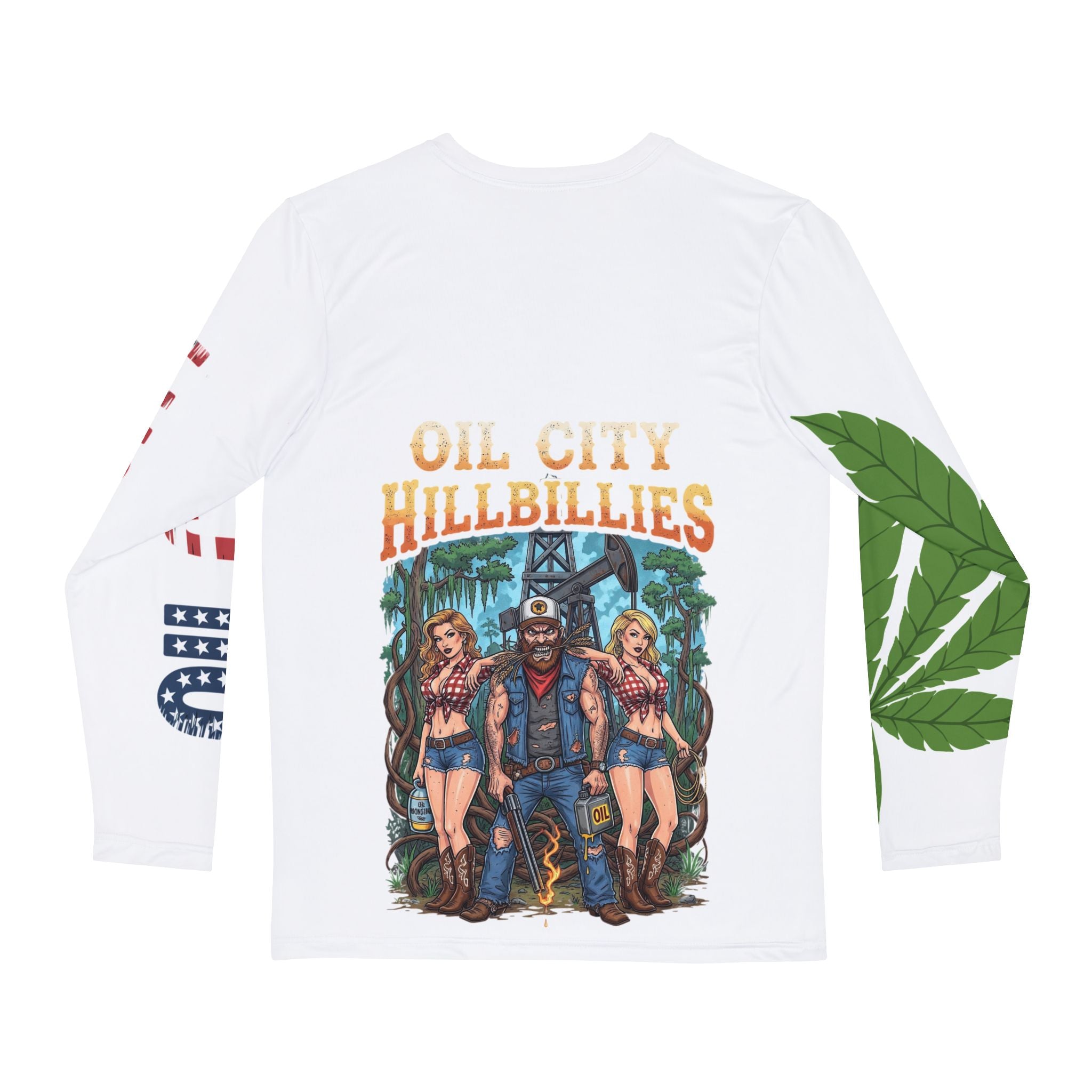 Men's Long Sleeve Graphic Shirt, Stylish Casual Wear, Perfect for Music Festivals, Unique Gift for Outdoor Enthusiasts