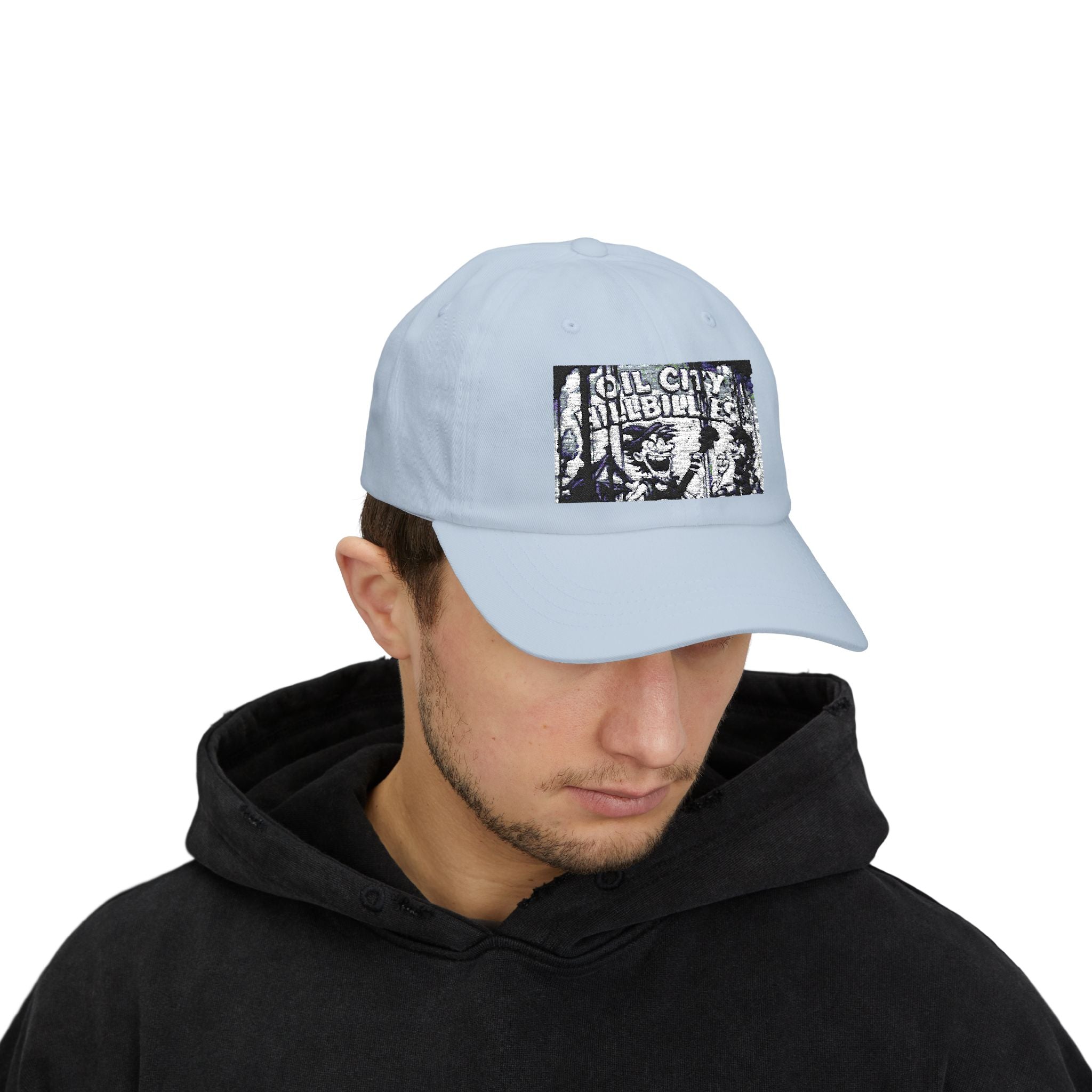 Oil City Hillbillies Vintage-Inspired Dad Cap with Graphic Design, Casual Hat for Dads, Perfect Father’s Day Gift, Relaxed Fit Cap, Summer Accessory