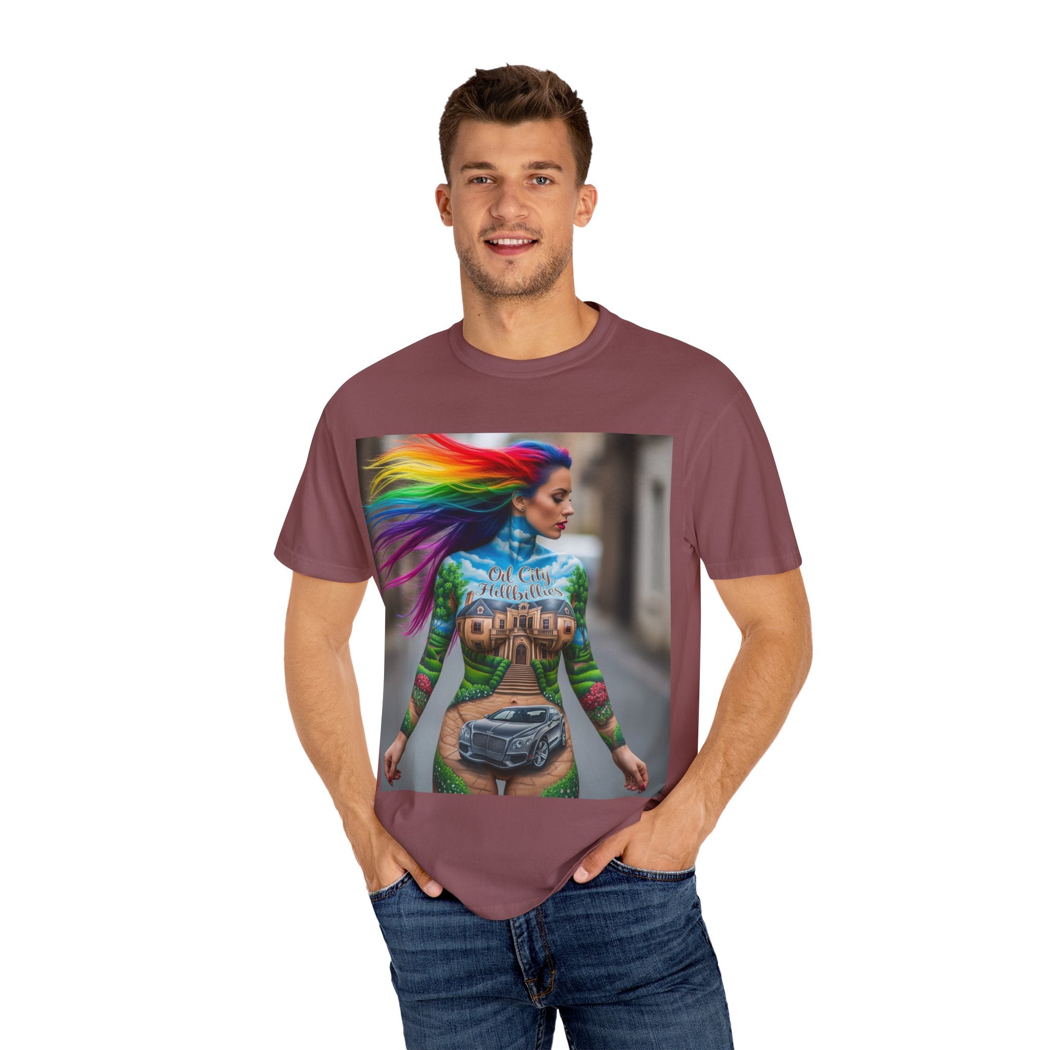 Vibrant Graphic T-Shirt for Creative Souls | Unisex Tee, Festival Wear, Casual Street Style, Gift for Art Lovers