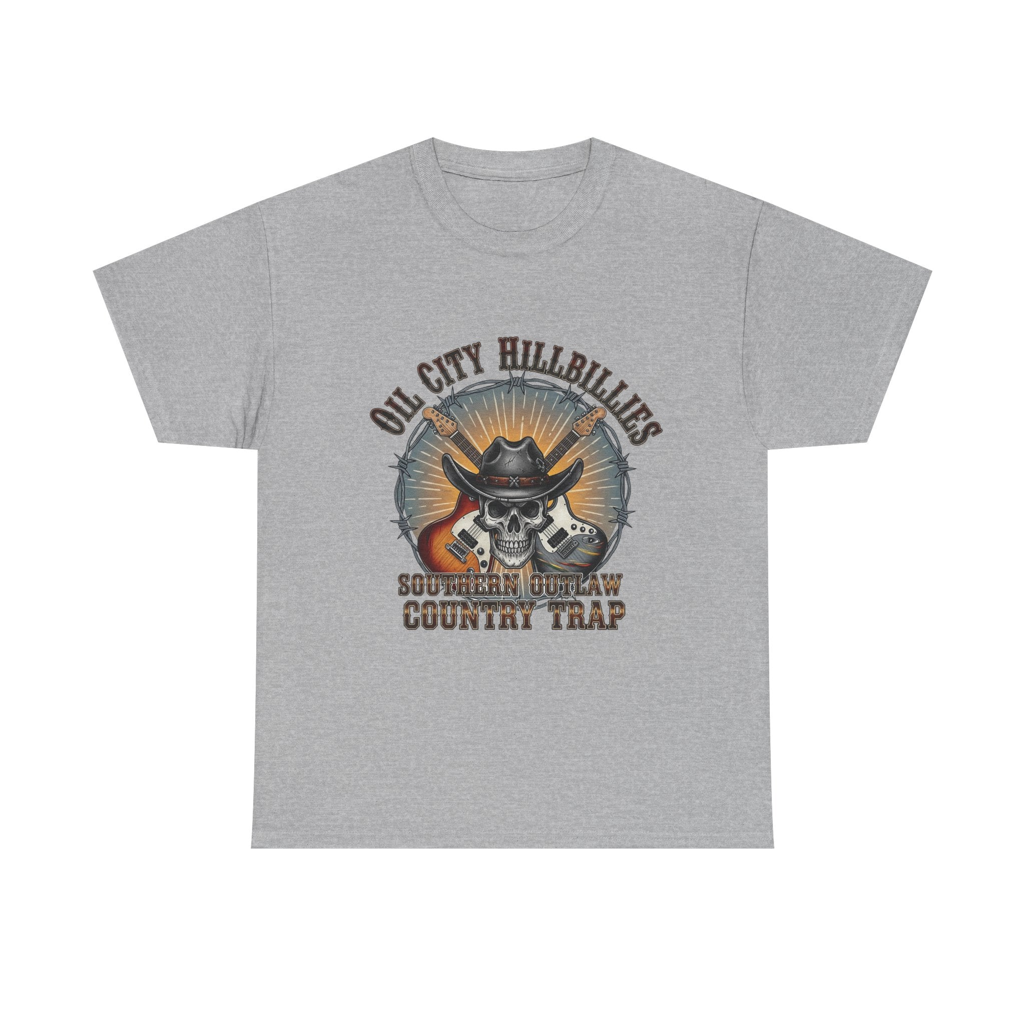 Southern Outlaw Graphic Tee | Unisex Heavy Cotton Tee for Country Music Lovers, Festival Wear, Casual Style, Gift for Him/Her