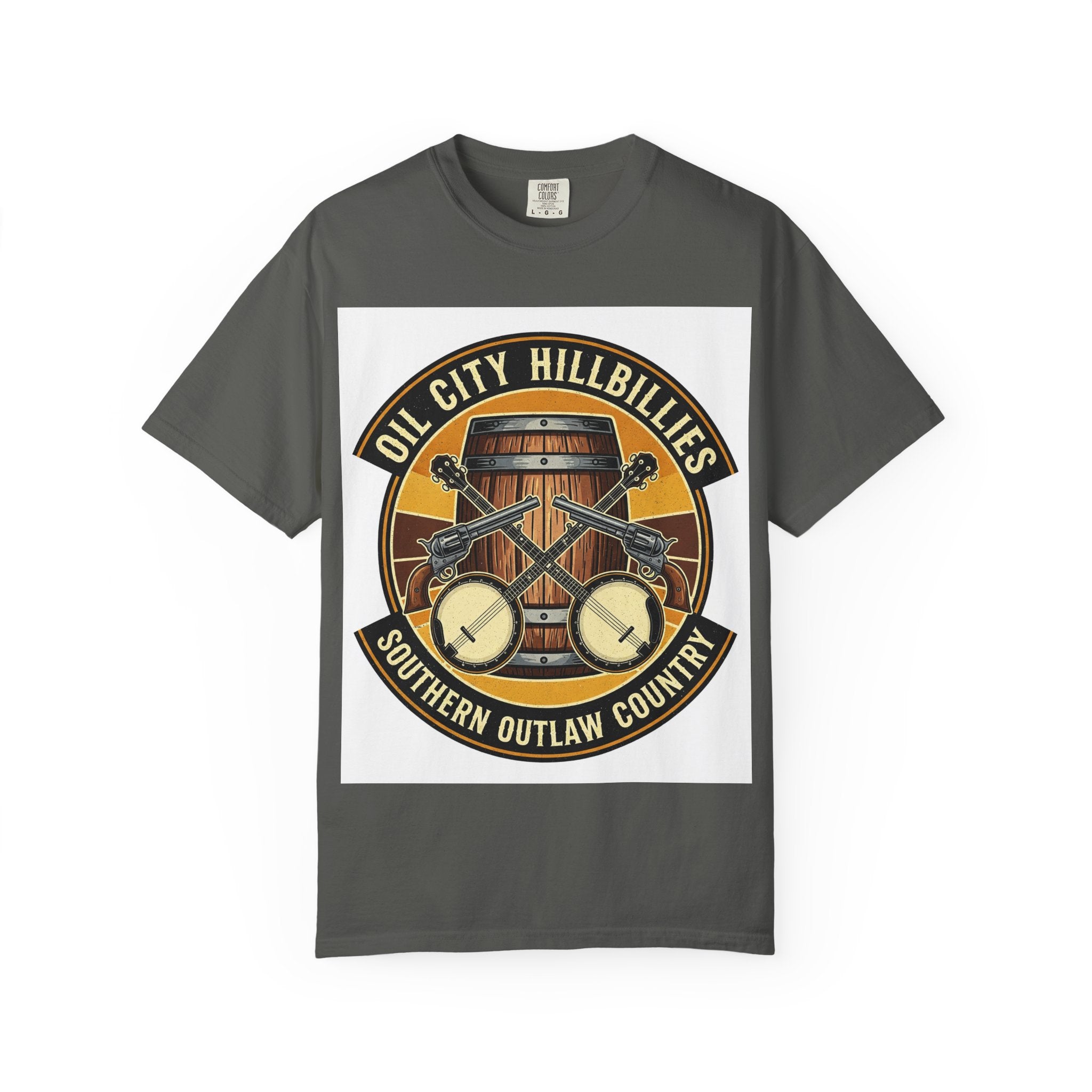 Oil City Hillbillies T-Shirt | Southern Outlaw Country Tee, Music Lover Gift, Vintage Style Shirt, Casual Outfit, Festival Apparel