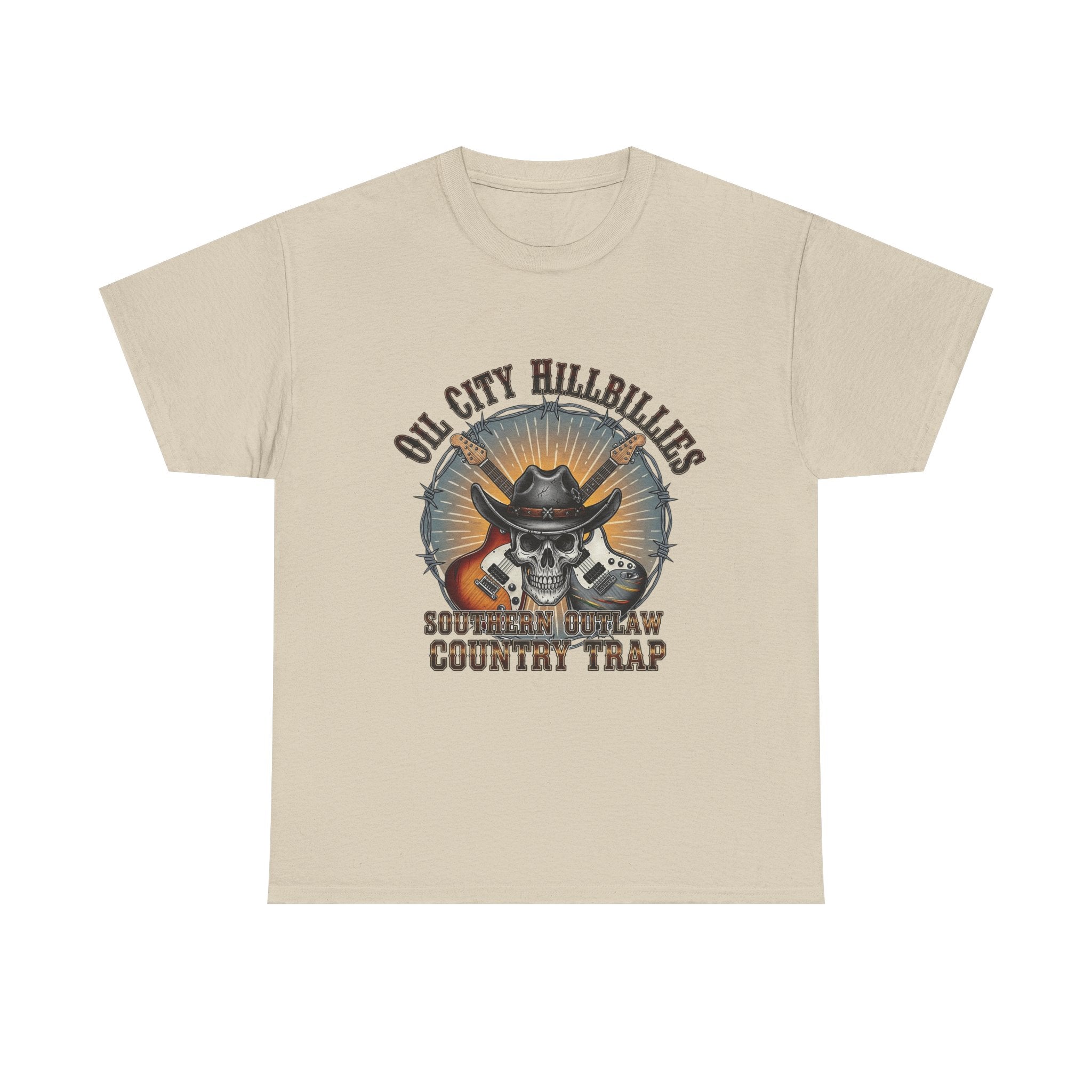 Southern Outlaw Graphic Tee | Unisex Heavy Cotton Tee for Country Music Lovers, Festival Wear, Casual Style, Gift for Him/Her