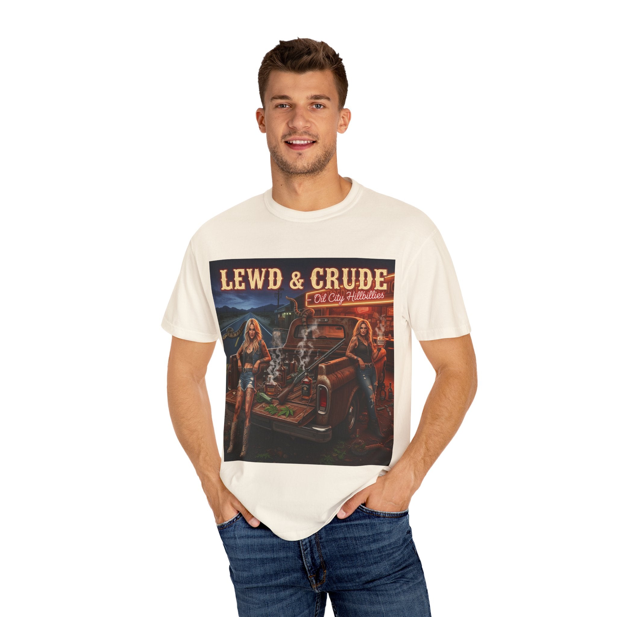 Vintage-Inspired Oil City Hillbillies Graphic Tee, Retro T-Shirt for Southern Outlaws, Perfect Gift for Birthdays, Parties, or Everyday Wear