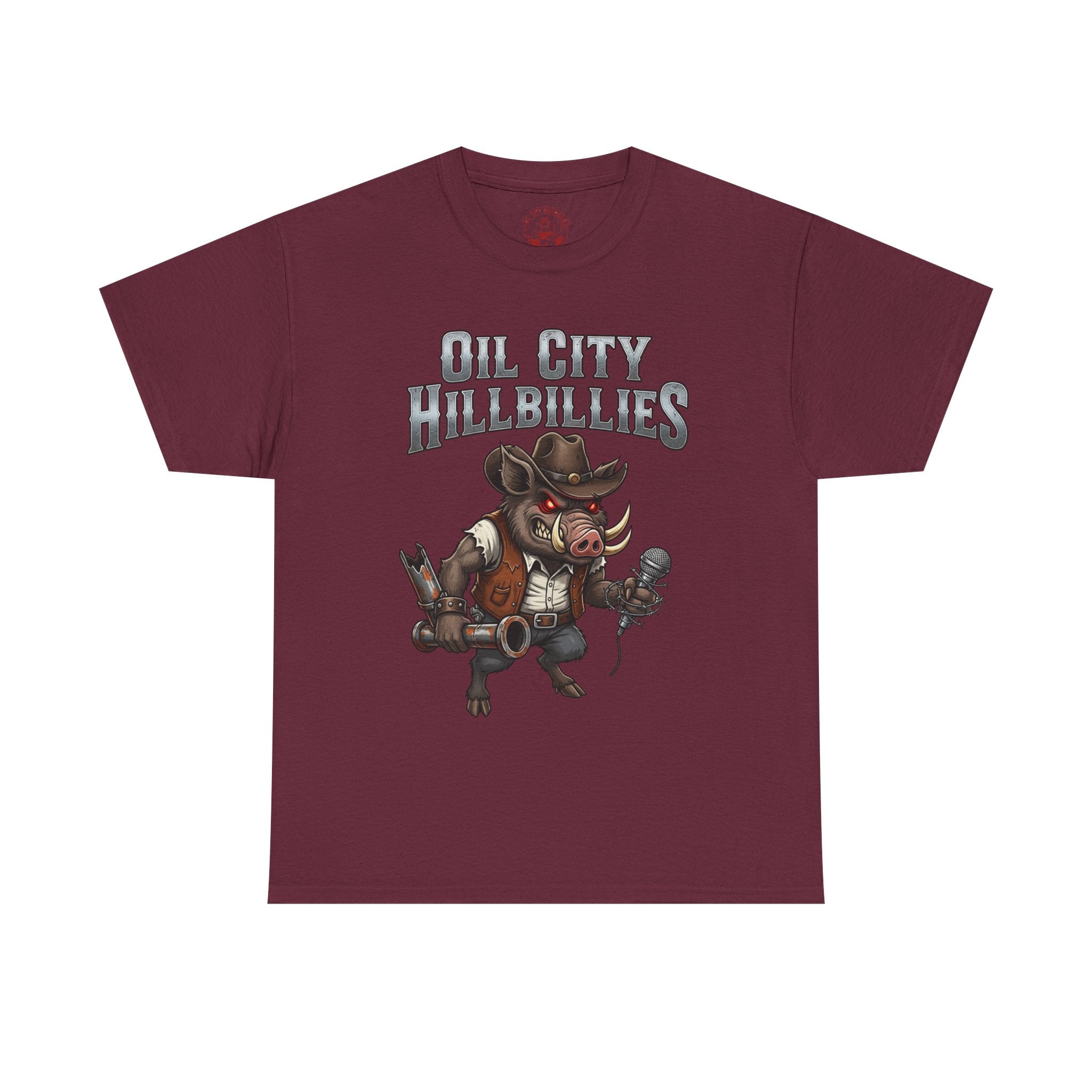 Oil City Hillbillies Unisex Tee - Country Humor Shirt, Vintage Graphic Tee, Perfect for Music Lovers, BBQ Events, Gifting, Everyday Wear