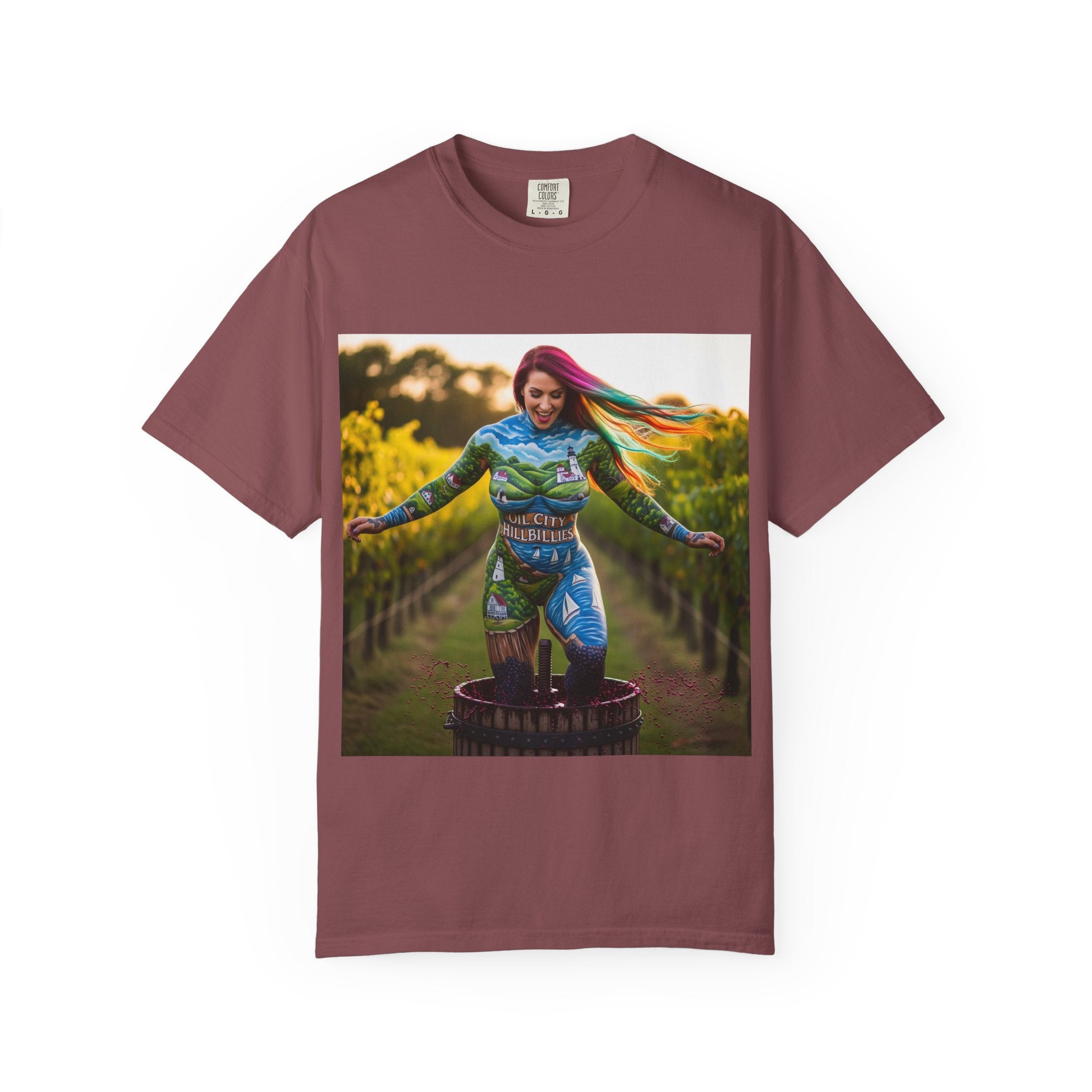 Vibrant Art T-Shirt, Colorful Graphic Tee, Eco-Friendly Cotton Shirt, Unique Gift for Art Lovers, Festival Wear, Casual Everyday Top