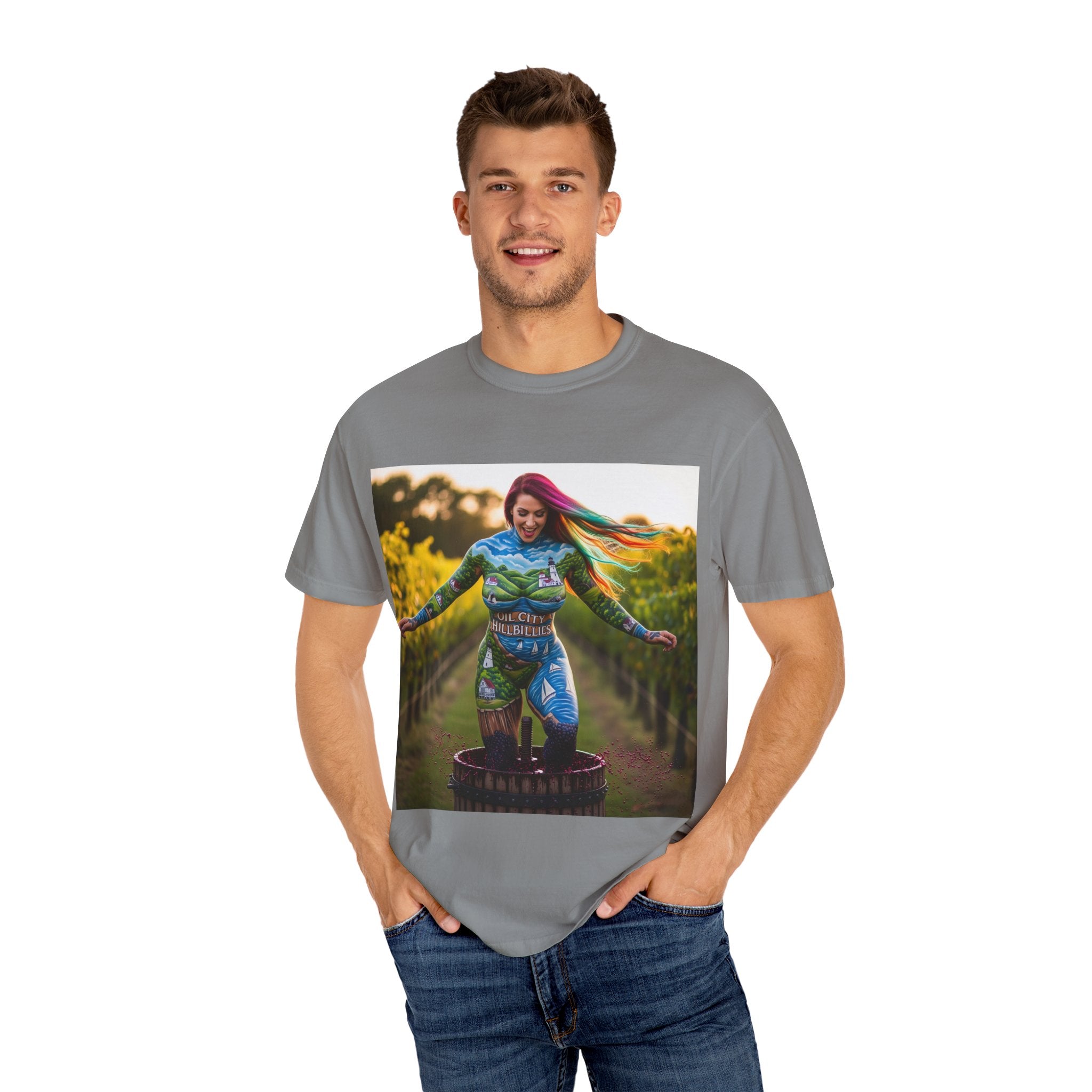 Vibrant Art T-Shirt, Colorful Graphic Tee, Eco-Friendly Cotton Shirt, Unique Gift for Art Lovers, Festival Wear, Casual Everyday Top