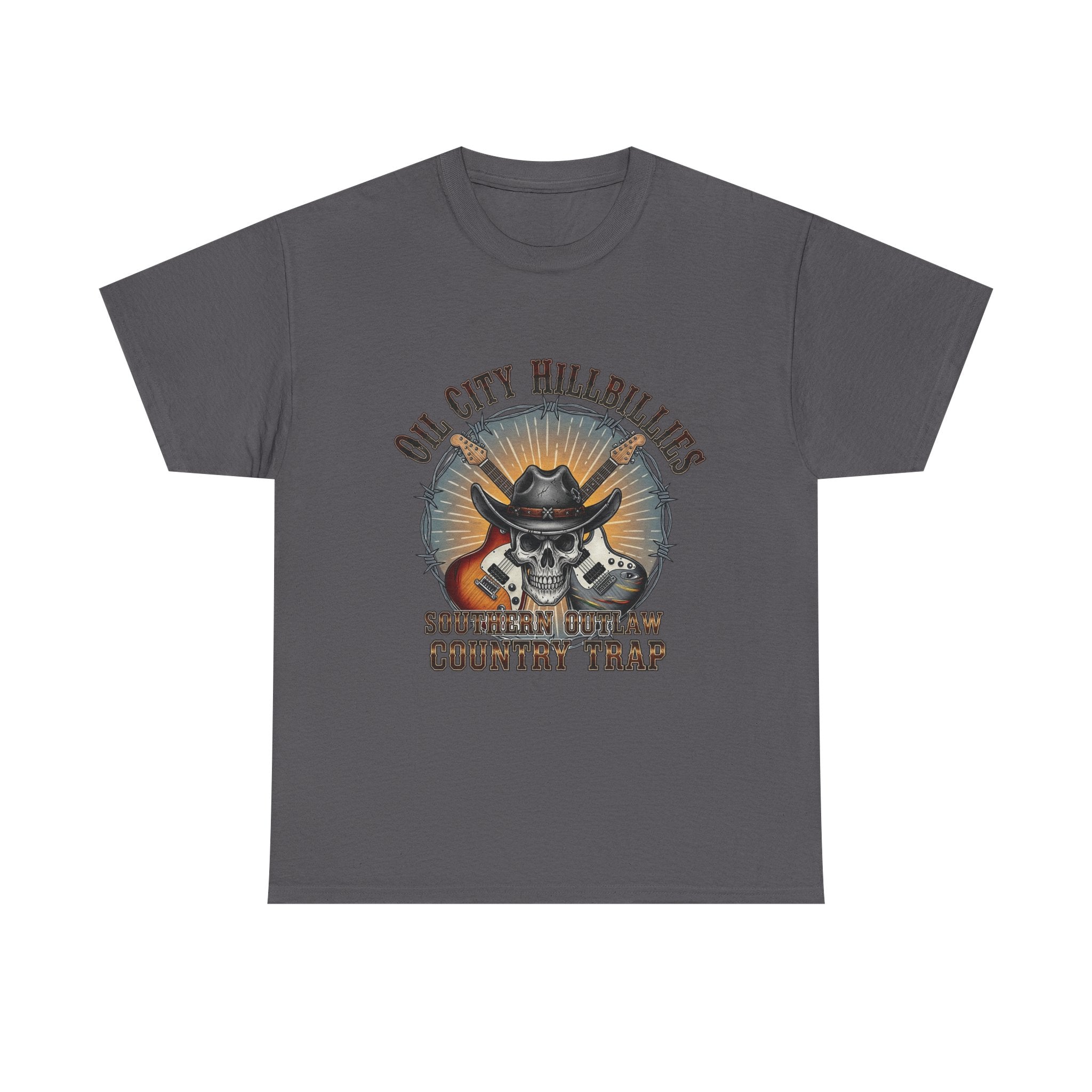 Southern Outlaw Graphic Tee | Unisex Heavy Cotton Tee for Country Music Lovers, Festival Wear, Casual Style, Gift for Him/Her
