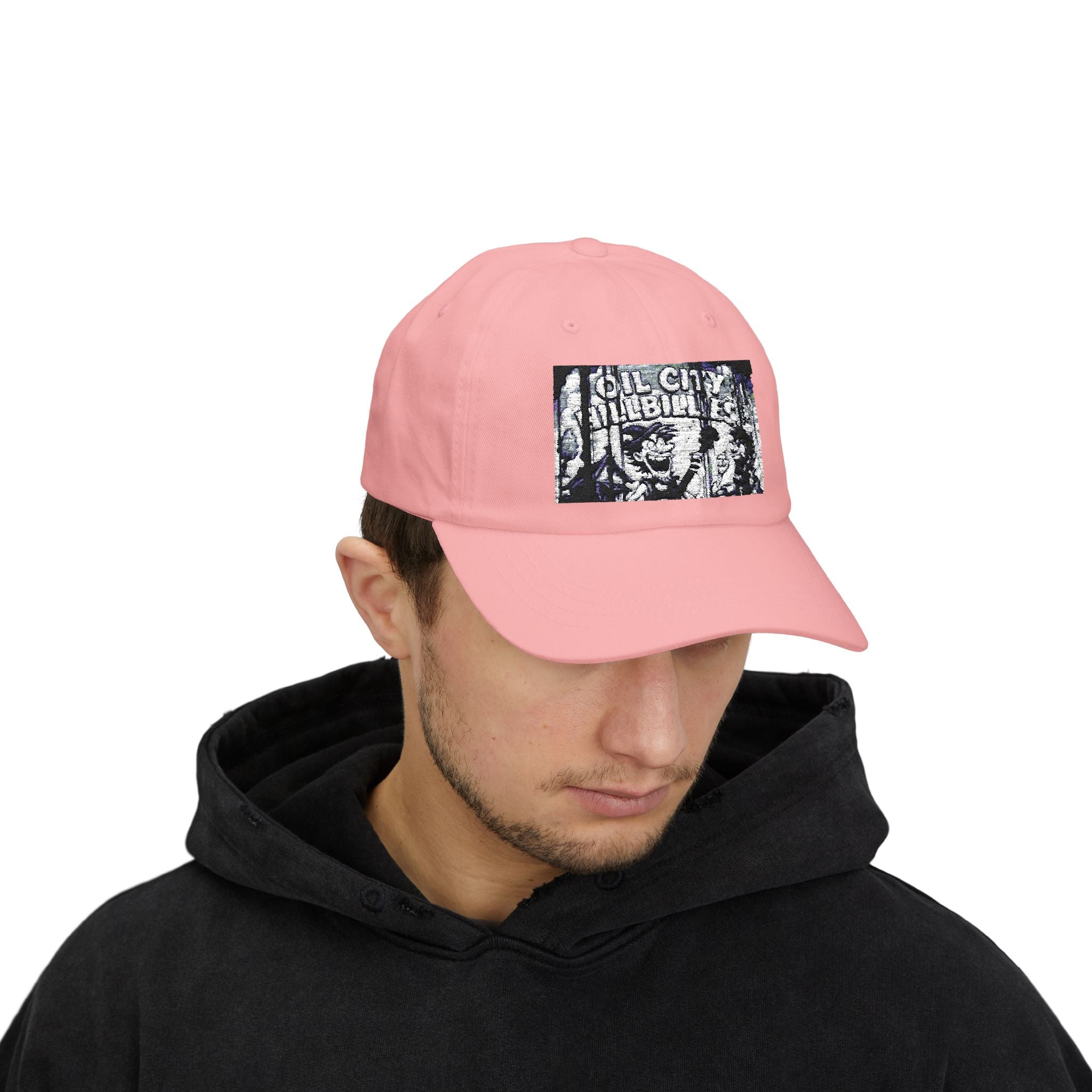Oil City Hillbillies Vintage-Inspired Dad Cap with Graphic Design, Casual Hat for Dads, Perfect Father’s Day Gift, Relaxed Fit Cap, Summer Accessory