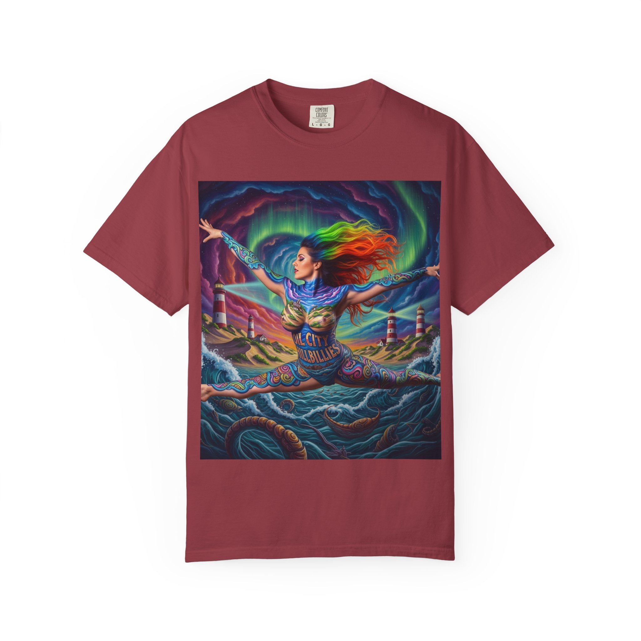 Oil City Hillbillies Colorful Spirit Unisex T-Shirt, Artistic Graphic Tee, Casual Wear, Gift for Art Lovers, Summer Festival Fashion