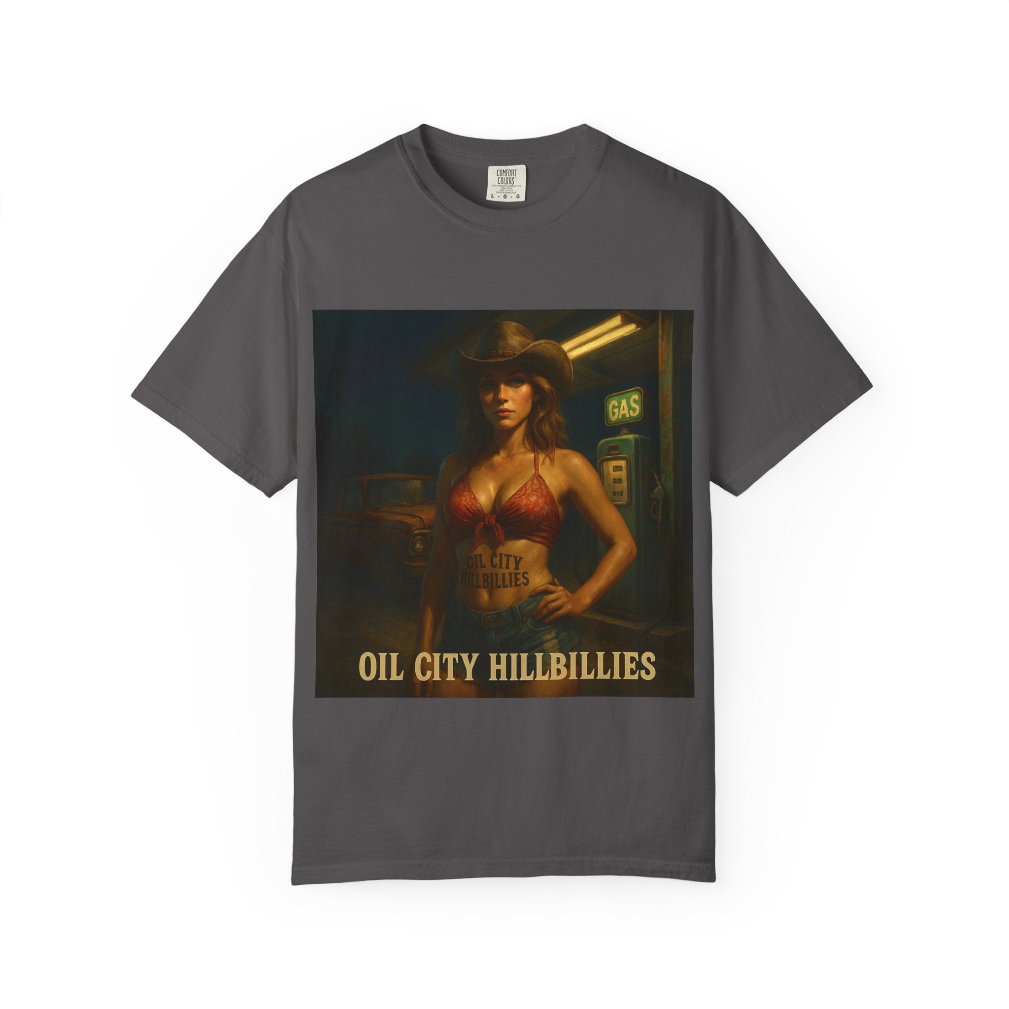 Vintage Oil City Hillbillies T-Shirt, Retro Graphic Tee for Country Lovers, Casual Wear, Music Festival Apparel, Unique Gift Idea