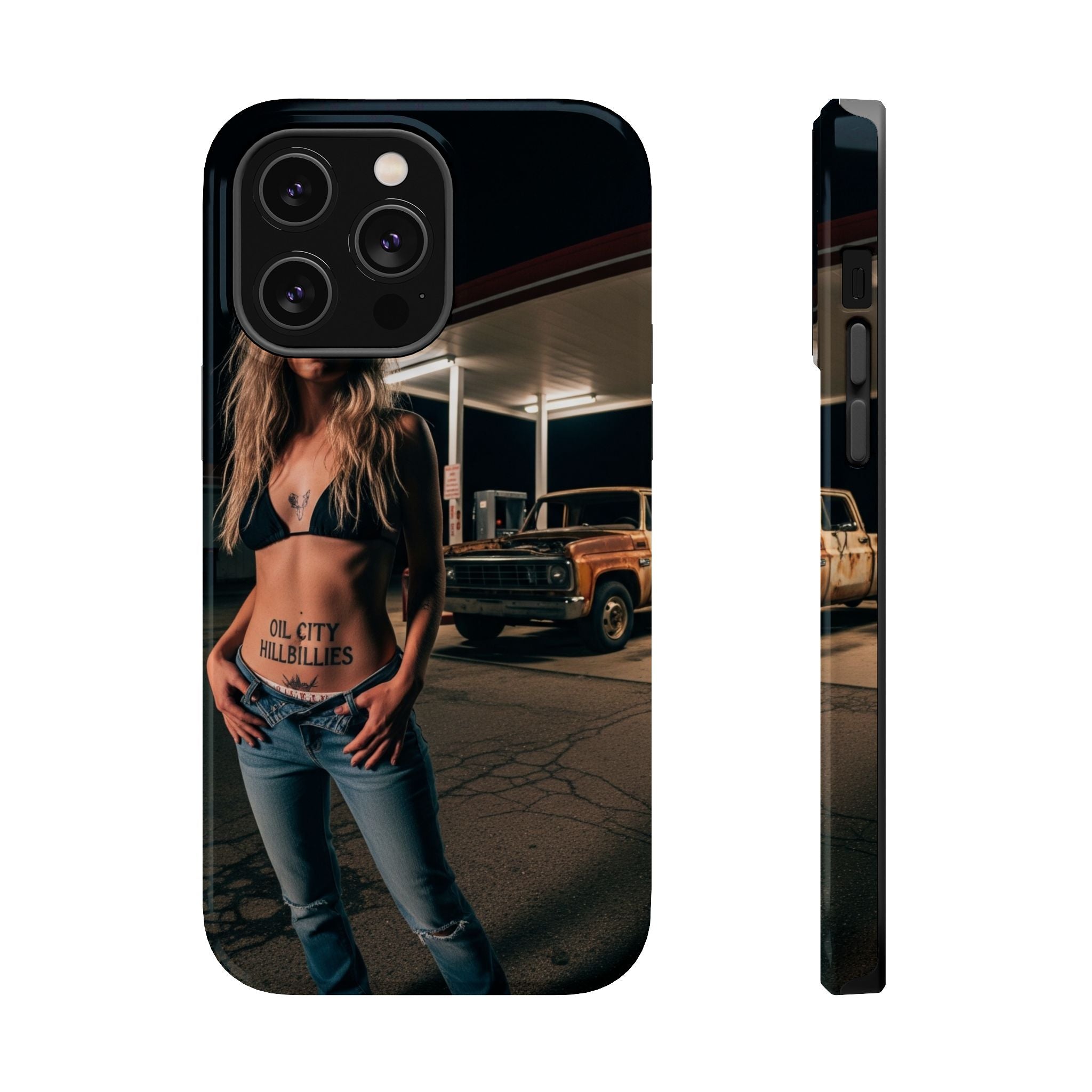 Oil City Hillbillies Magnetic Tough Cases | Personalized Phone Cover, Unique Gift for Country Lovers, Tough Cell Phone Case, Hillbilly Style
