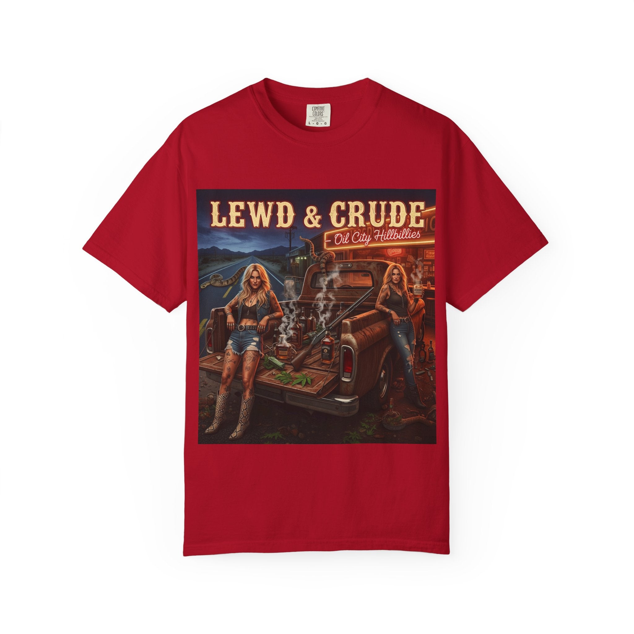 Vintage-Inspired Oil City Hillbillies Graphic Tee, Retro T-Shirt for Southern Outlaws, Perfect Gift for Birthdays, Parties, or Everyday Wear