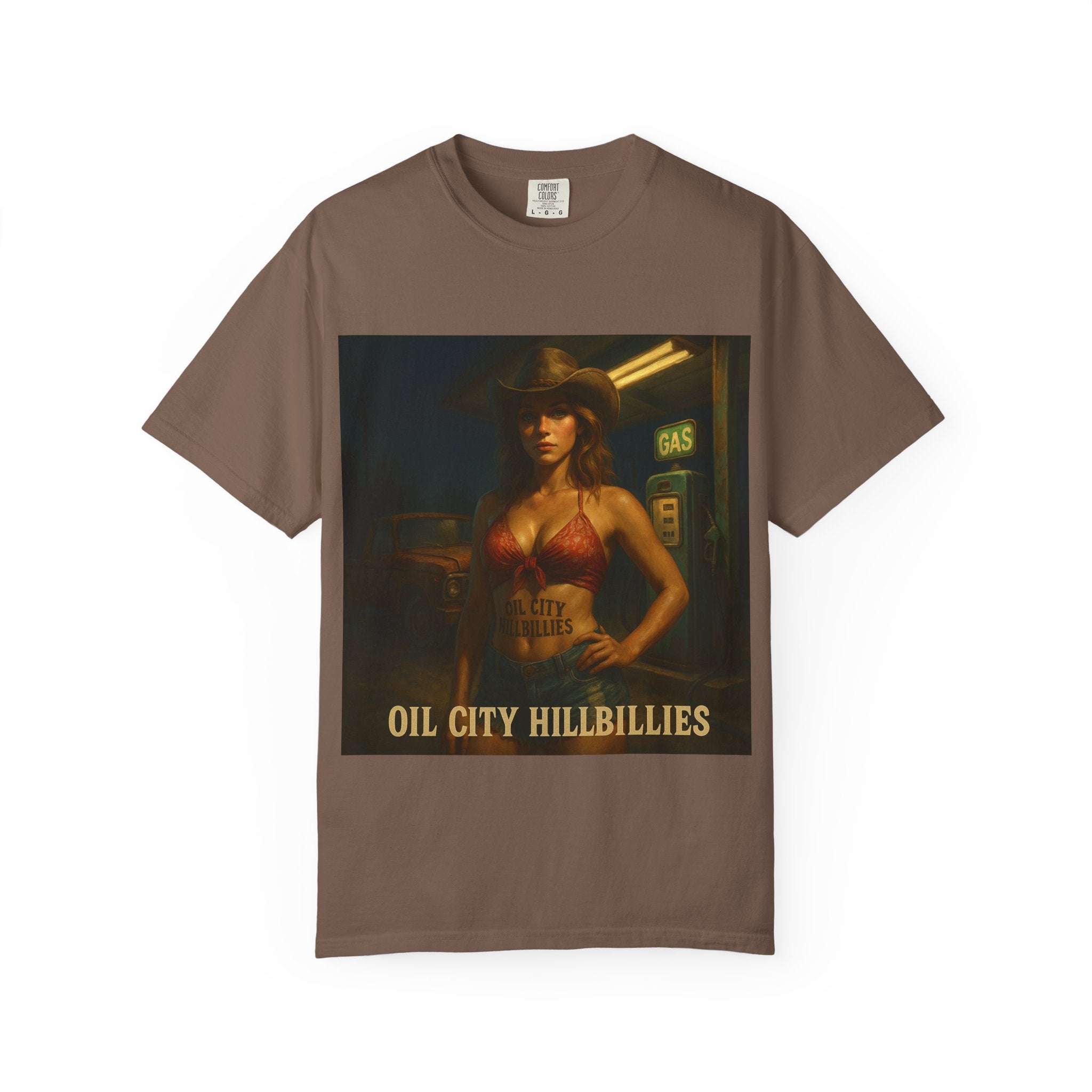 Vintage Oil City Hillbillies T-Shirt, Retro Graphic Tee for Country Lovers, Casual Wear, Music Festival Apparel, Unique Gift Idea