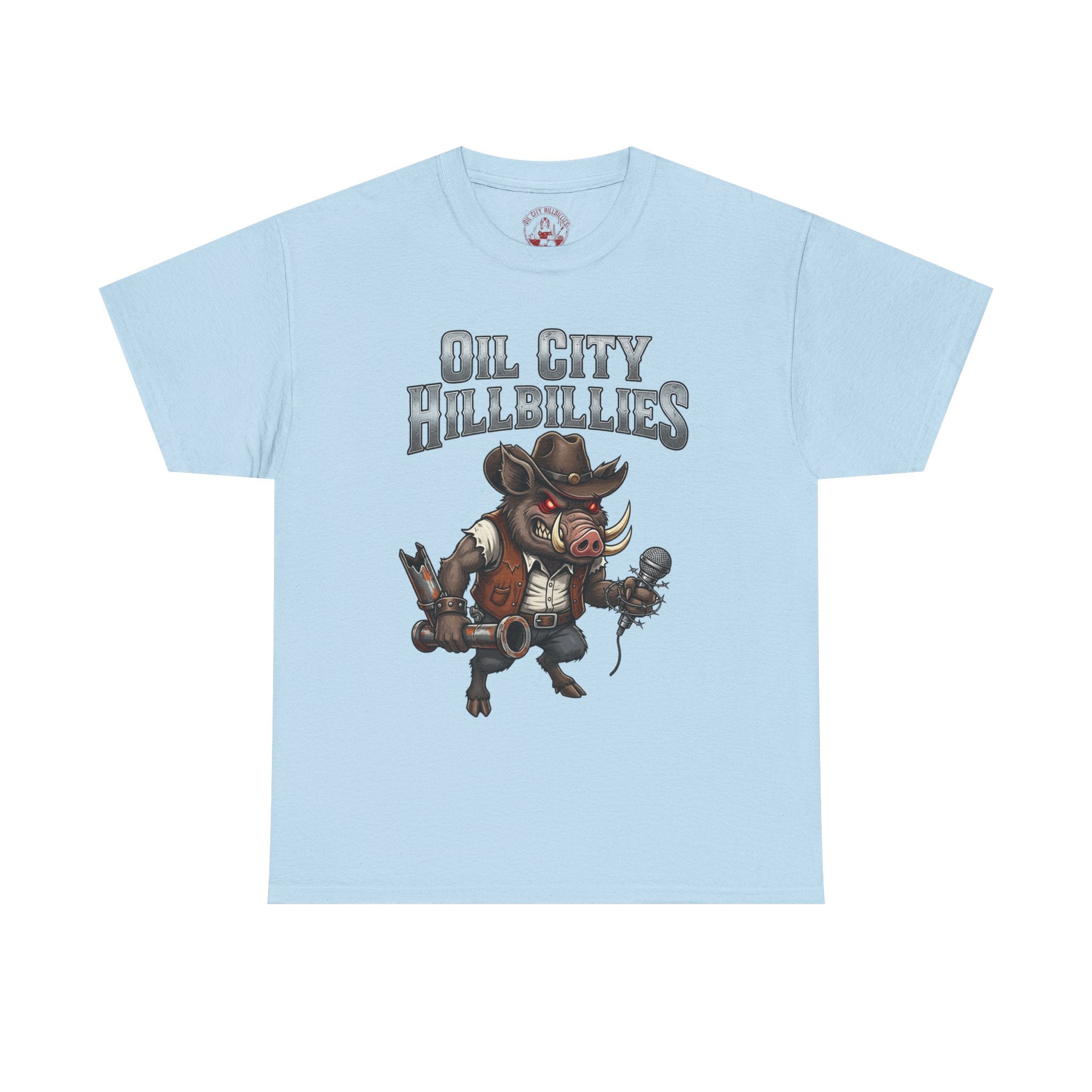 Oil City Hillbillies Unisex Tee - Country Humor Shirt, Vintage Graphic Tee, Perfect for Music Lovers, BBQ Events, Gifting, Everyday Wear