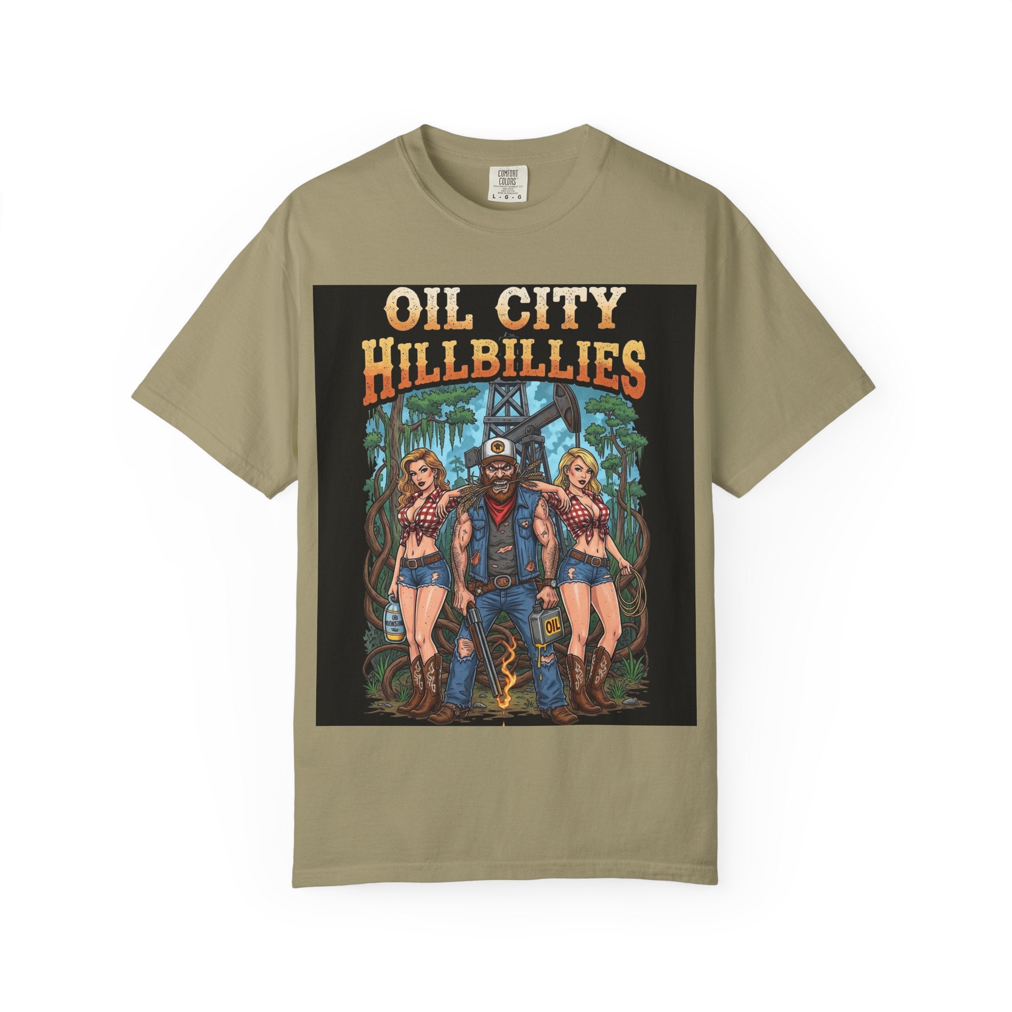 Vintage Graphic Tee – Oil City Hillbillies Shirt, Unisex T-Shirt, Casual Wear, Festival Outfit, Southern Pride Apparel