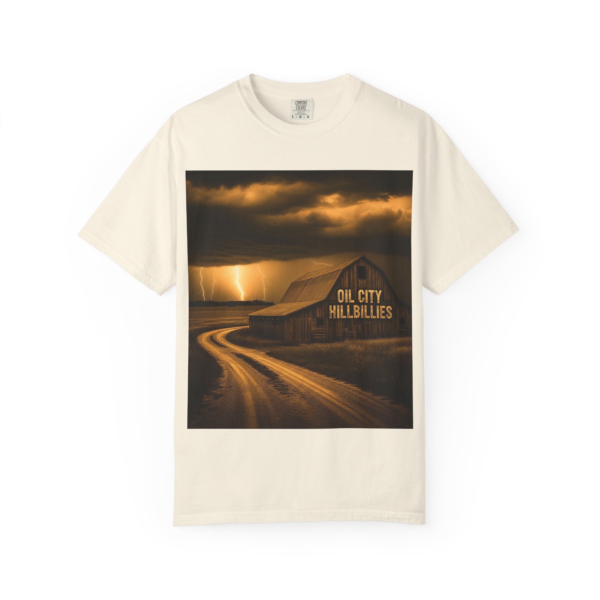 Oil City Hillbillies Vintage Graphic Tee – Unisex Outlaw Country T-Shirt, Southern Rock Band Merch, Country Concert Shirt
