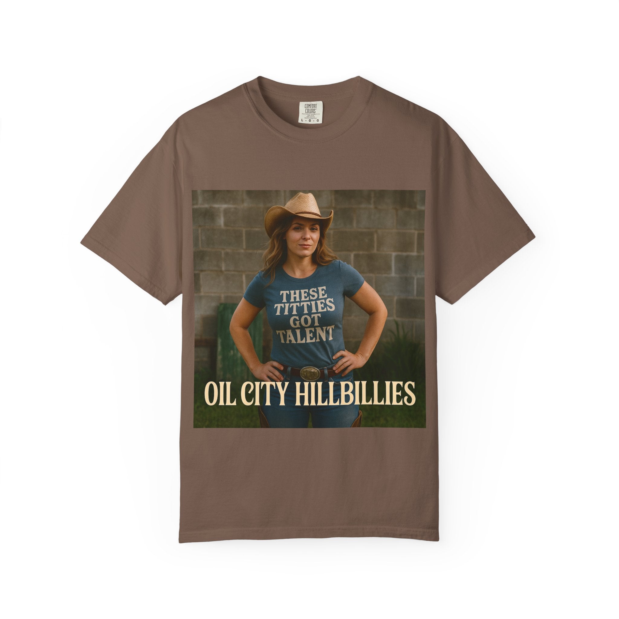 Oil City Hillbillies Unisex Garment-Dyed T-Shirt, Funny Country Shirt, Gift for Country Lovers, Unique Humor Tee, Casual Farm Style Apparel