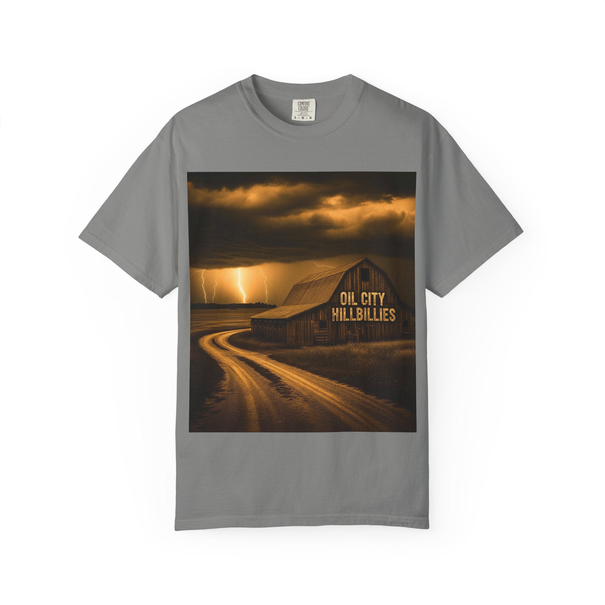 Oil City Hillbillies Vintage Graphic Tee – Unisex Outlaw Country T-Shirt, Southern Rock Band Merch, Country Concert Shirt