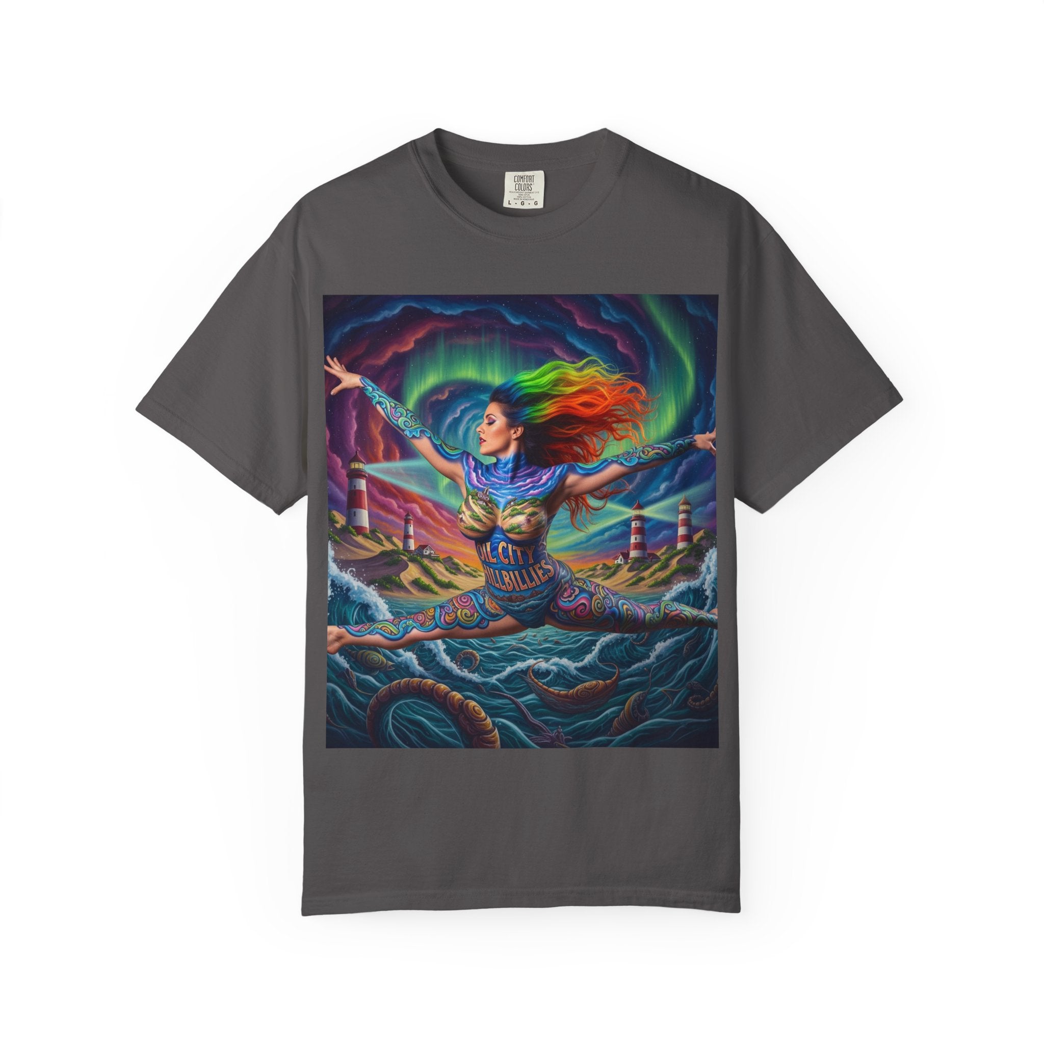 Oil City Hillbillies Colorful Spirit Unisex T-Shirt, Artistic Graphic Tee, Casual Wear, Gift for Art Lovers, Summer Festival Fashion