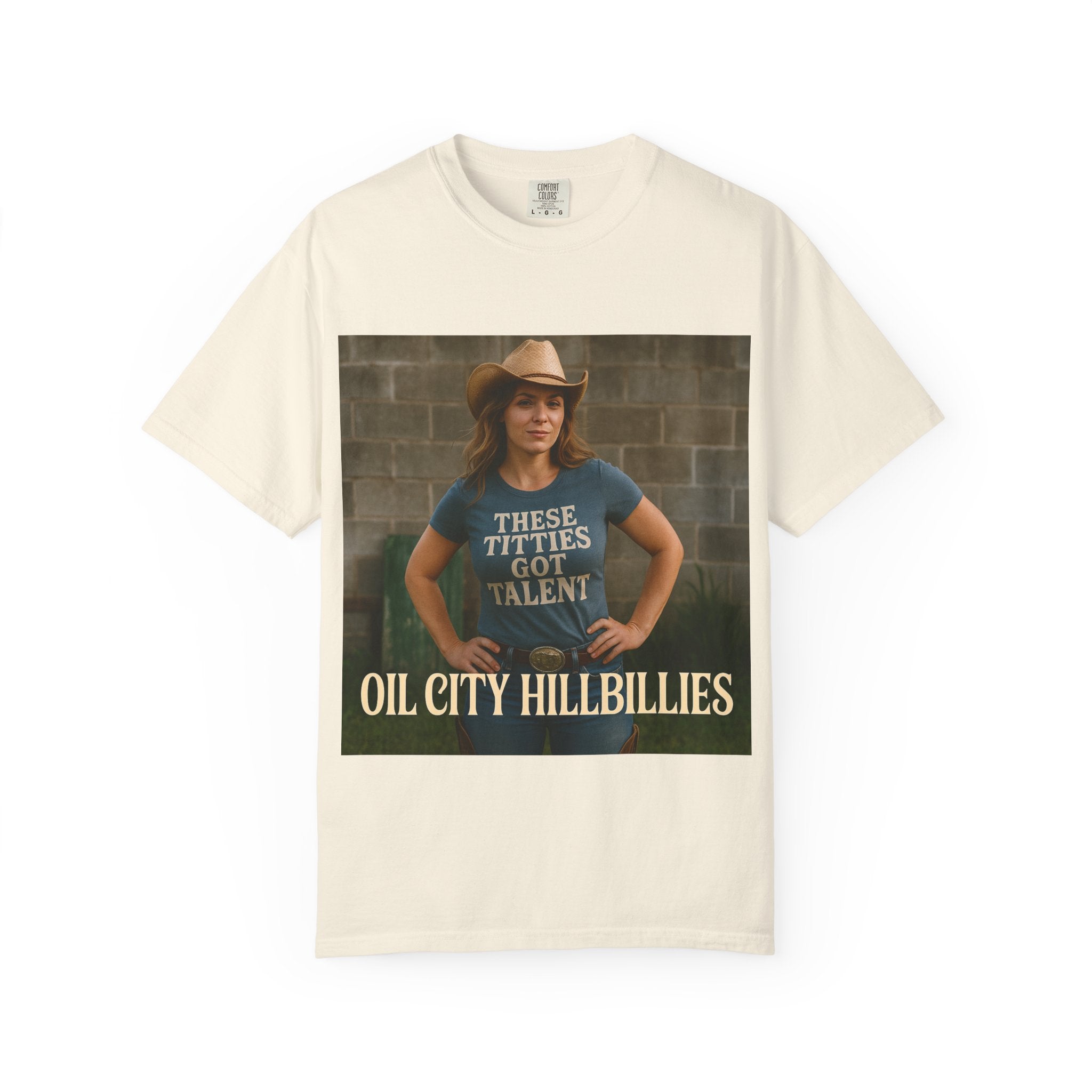 Oil City Hillbillies Unisex Garment-Dyed T-Shirt, Funny Country Shirt, Gift for Country Lovers, Unique Humor Tee, Casual Farm Style Apparel