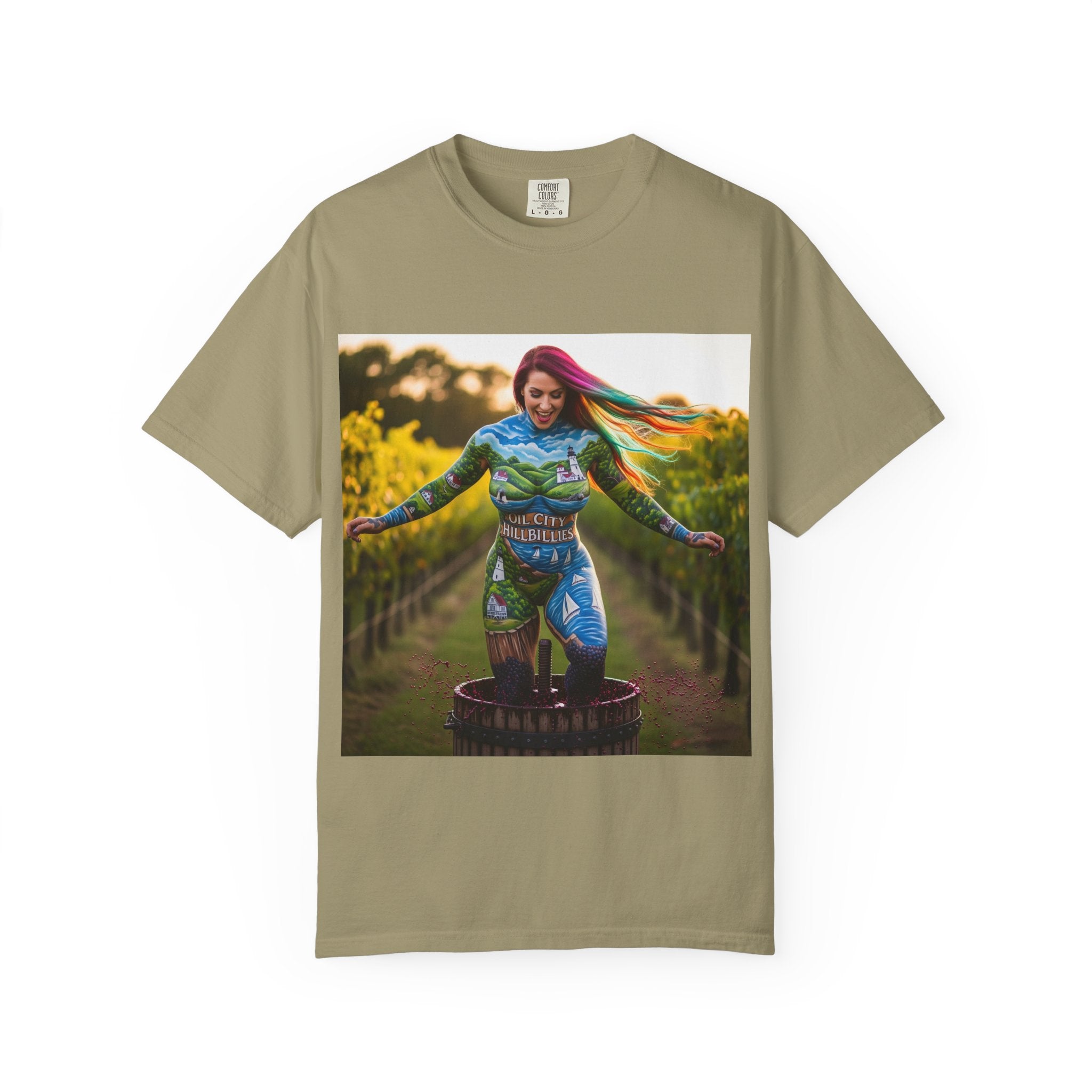 Vibrant Art T-Shirt, Colorful Graphic Tee, Eco-Friendly Cotton Shirt, Unique Gift for Art Lovers, Festival Wear, Casual Everyday Top
