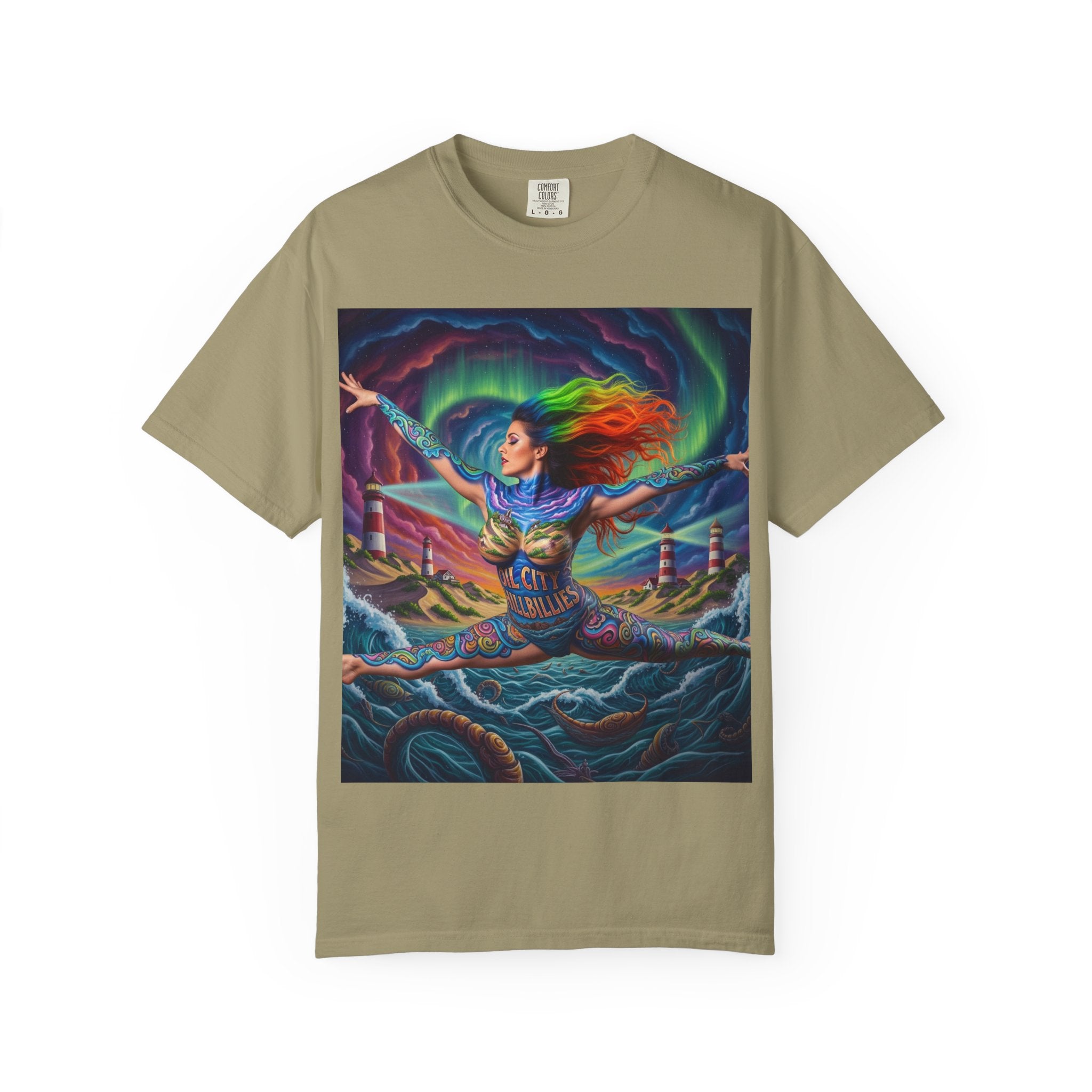 Oil City Hillbillies Colorful Spirit Unisex T-Shirt, Artistic Graphic Tee, Casual Wear, Gift for Art Lovers, Summer Festival Fashion