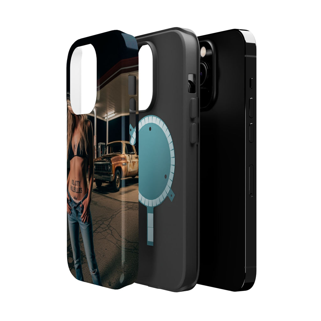 Oil City Hillbillies Magnetic Tough Cases | Personalized Phone Cover, Unique Gift for Country Lovers, Tough Cell Phone Case, Hillbilly Style