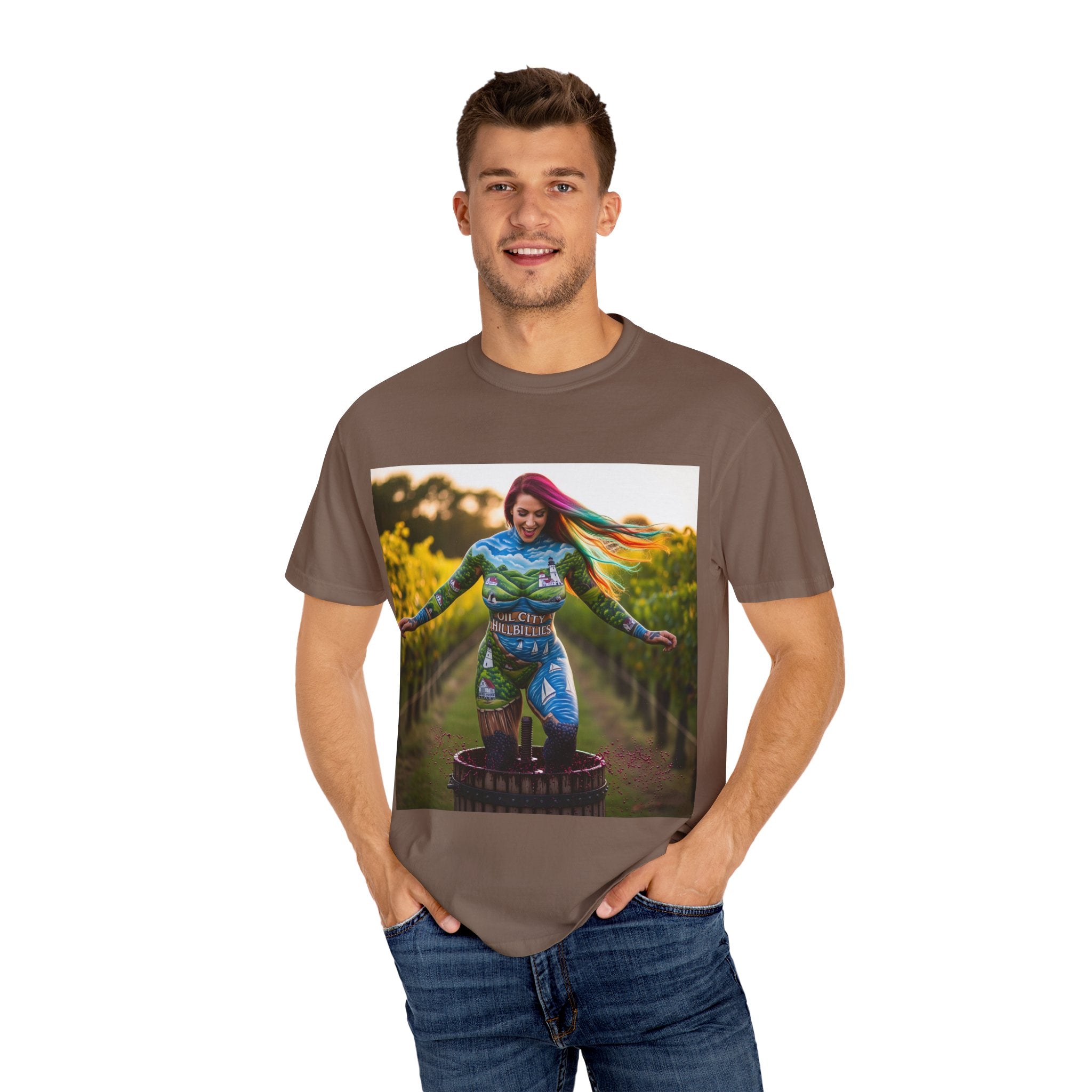 Vibrant Art T-Shirt, Colorful Graphic Tee, Eco-Friendly Cotton Shirt, Unique Gift for Art Lovers, Festival Wear, Casual Everyday Top