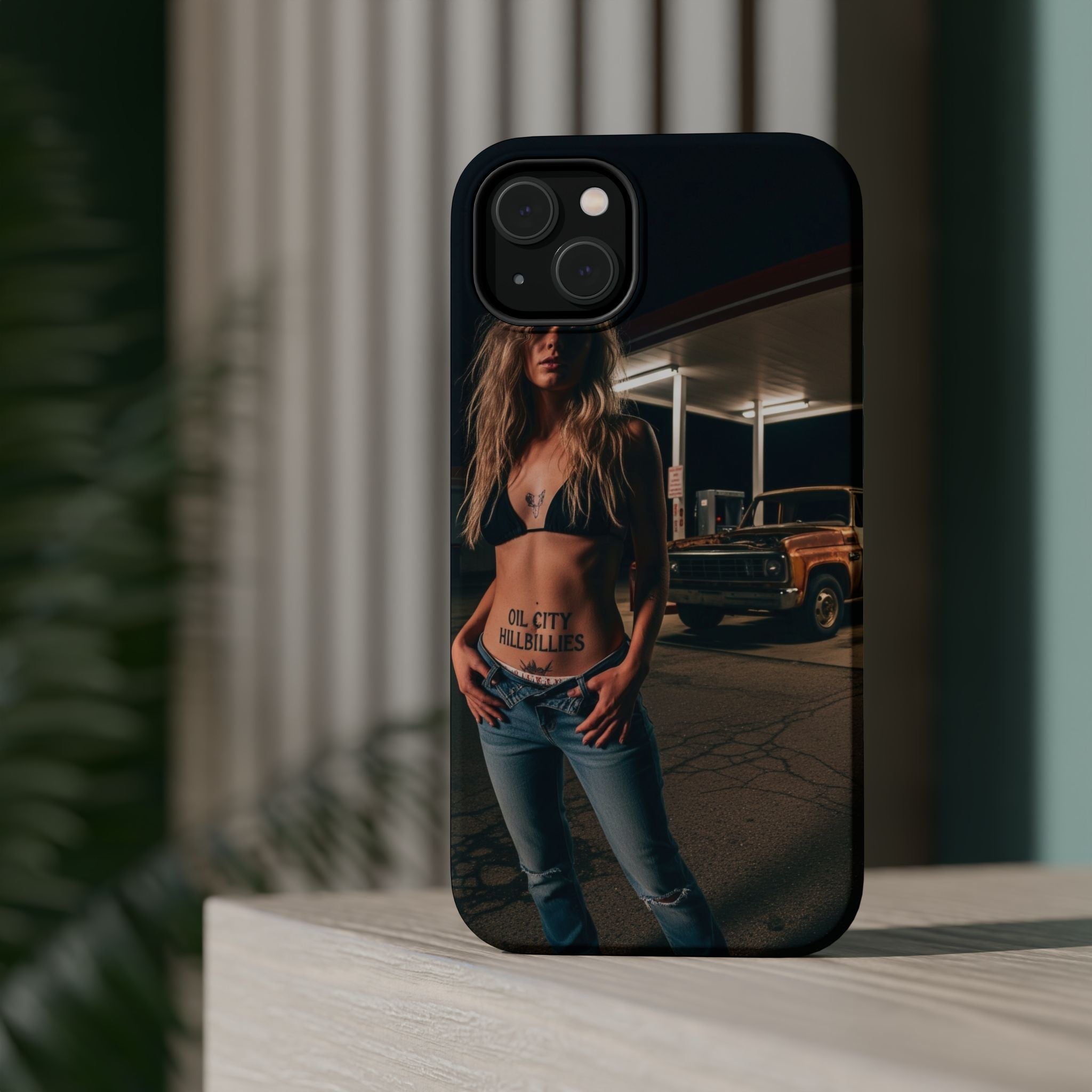 Oil City Hillbillies Magnetic Tough Cases | Personalized Phone Cover, Unique Gift for Country Lovers, Tough Cell Phone Case, Hillbilly Style